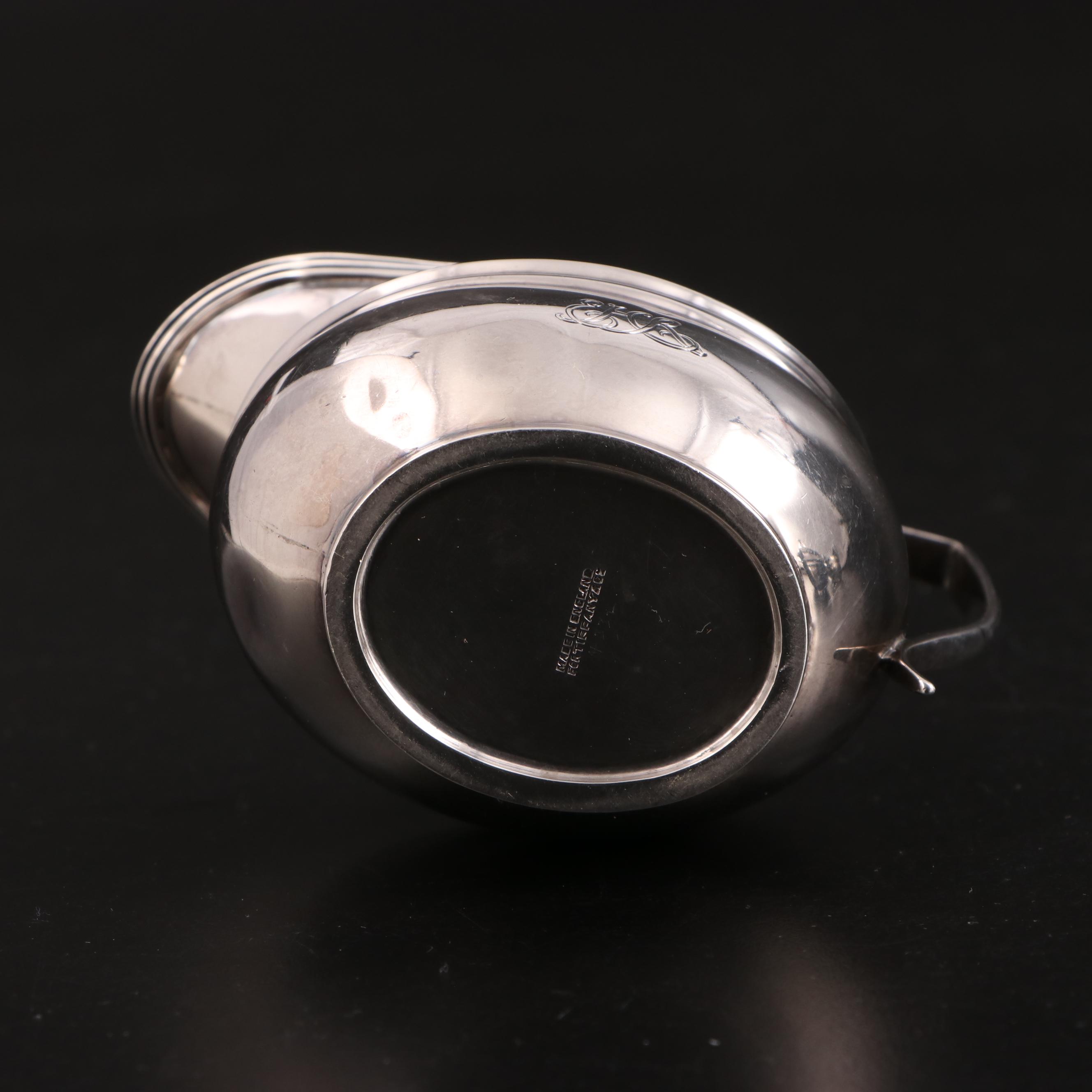 Tiffany & Co. Sterling Silver Teapot, Creamer, Sugar and Waste Bowl