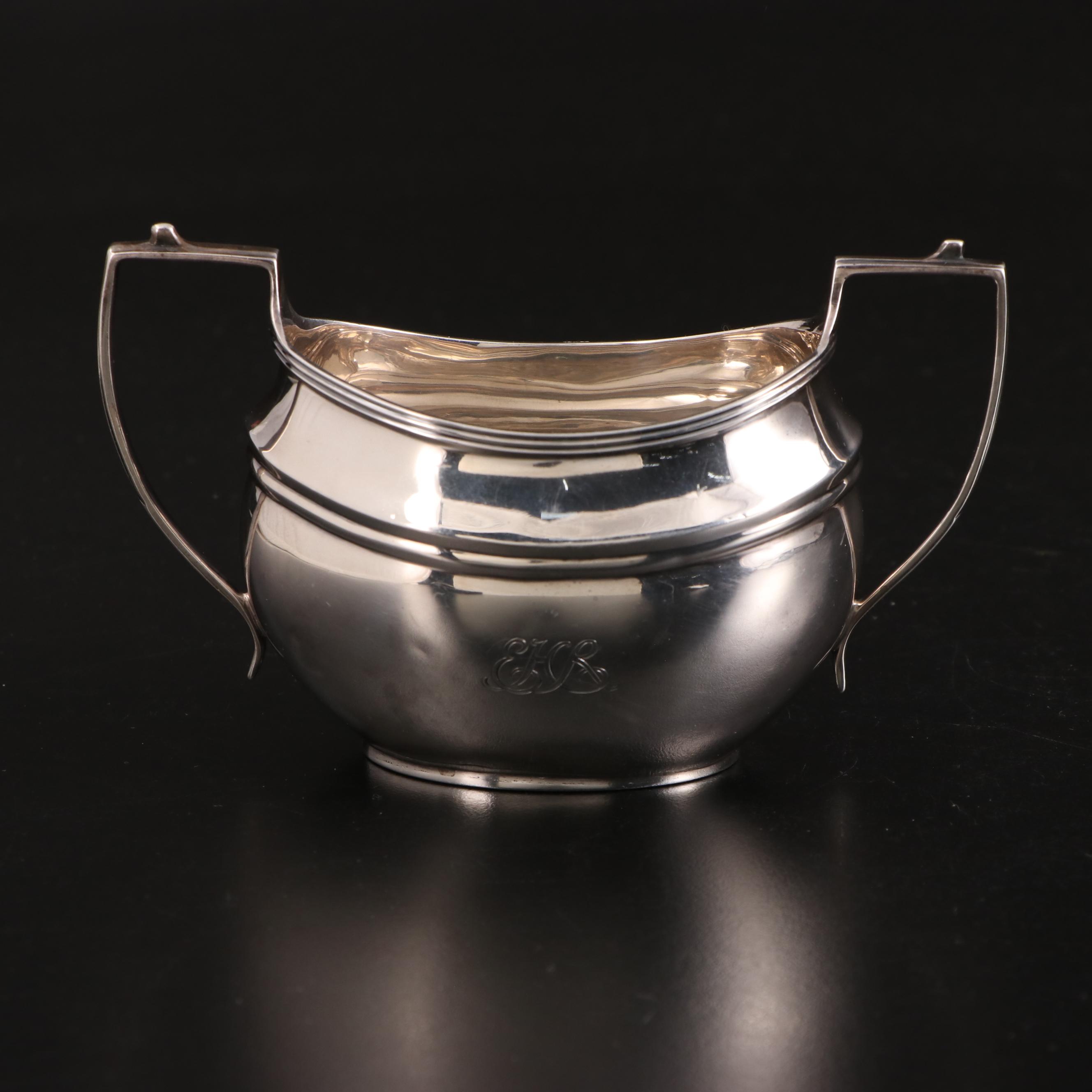 Tiffany & Co. Sterling Silver Teapot, Creamer, Sugar and Waste Bowl