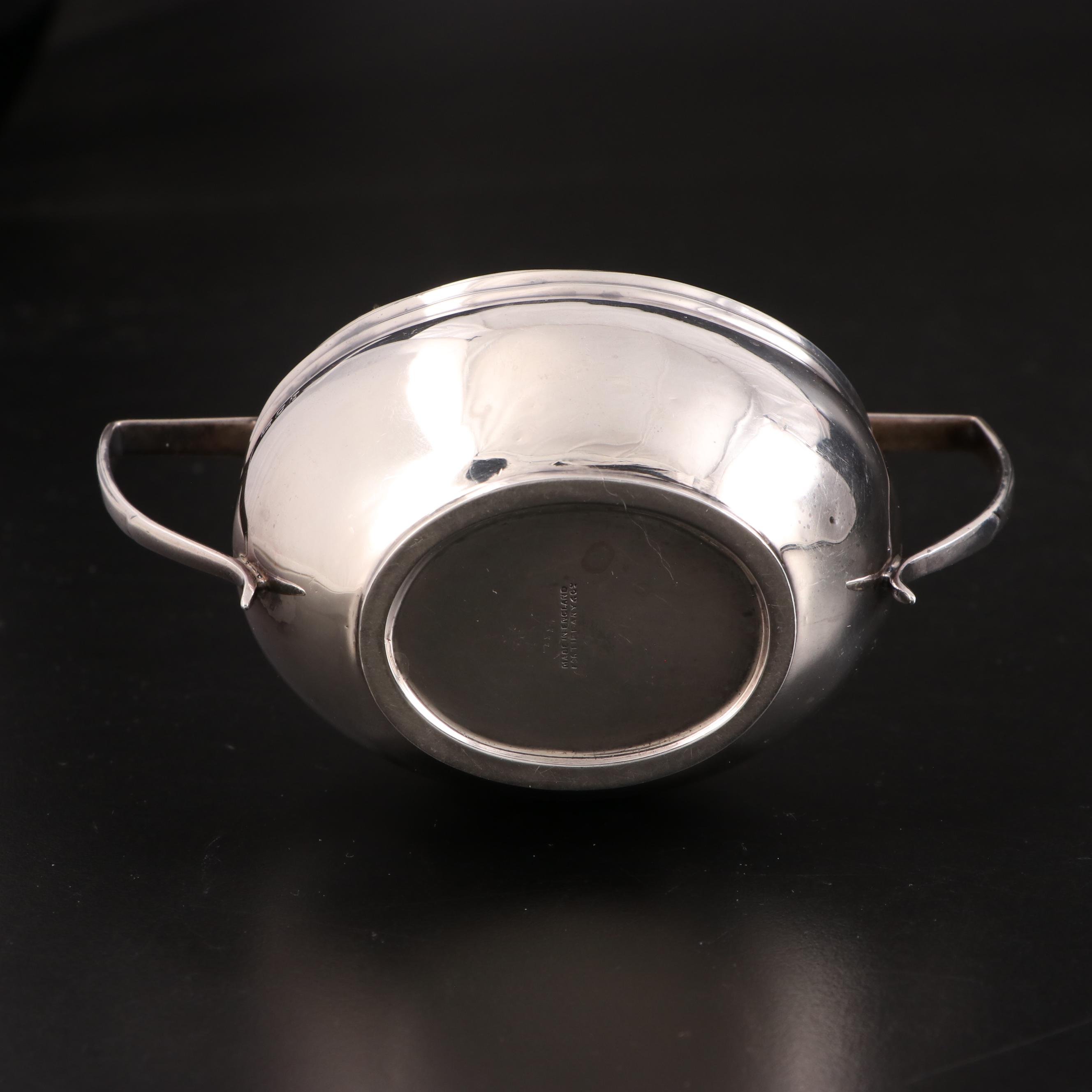 Tiffany & Co. Sterling Silver Teapot, Creamer, Sugar and Waste Bowl