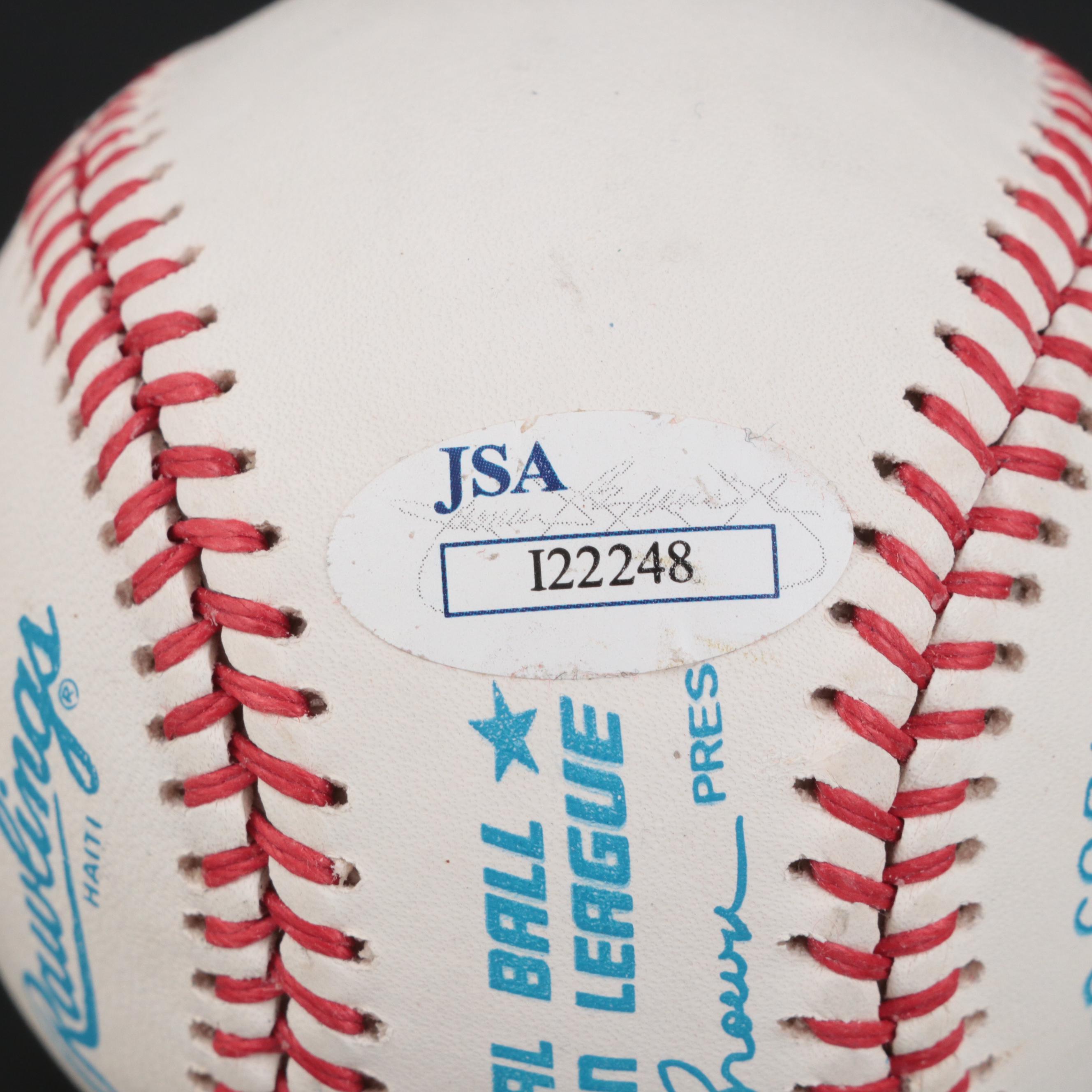 Jose Canseco Oakland Athletics Signed Rawlings American League Baseball