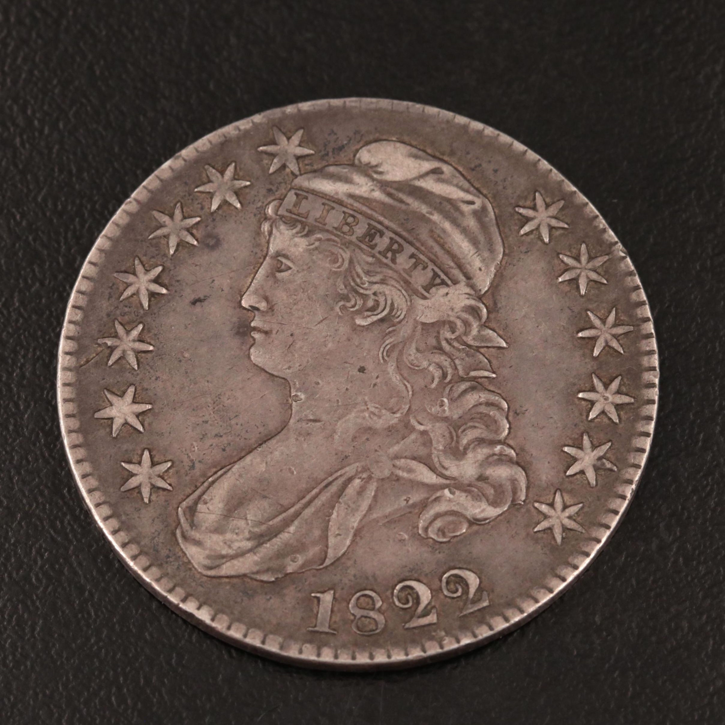 1822 Capped Bust Silver Half Dollar