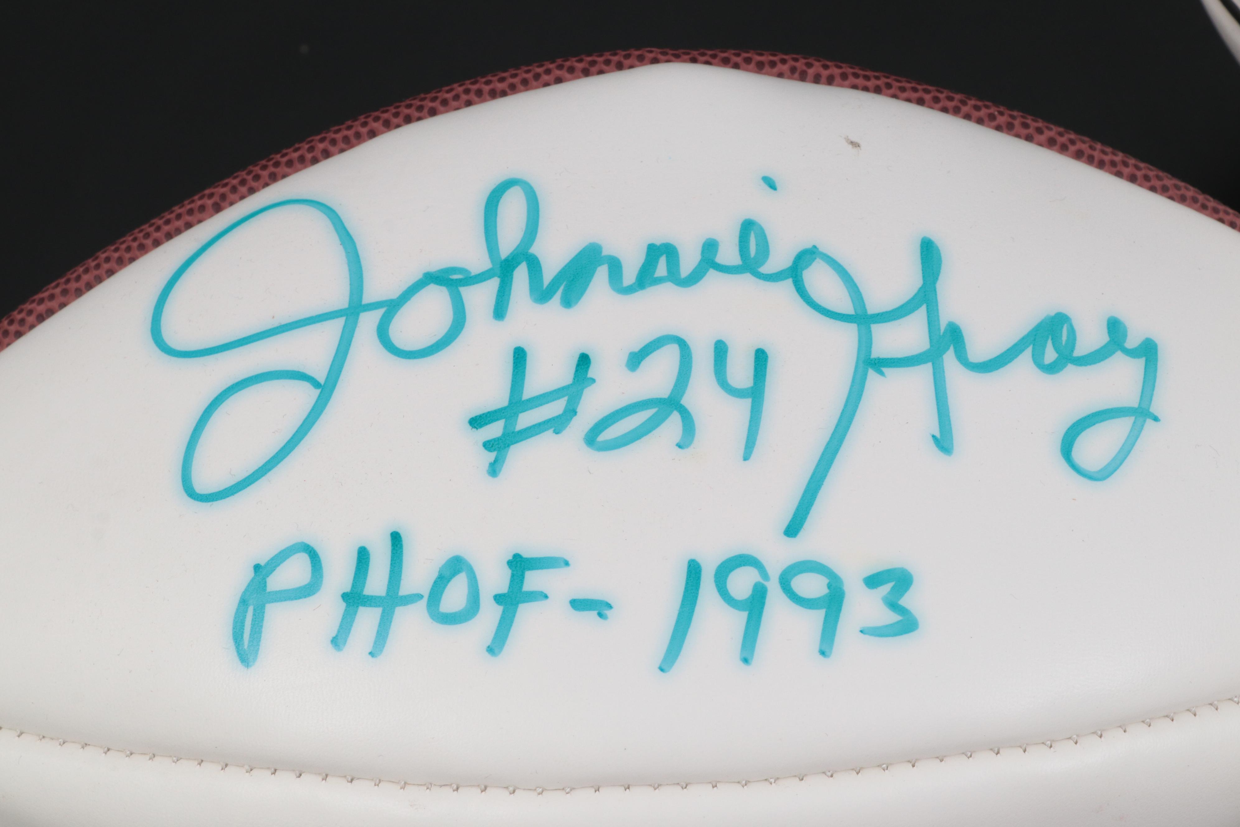 Green Bay Packers HOF Signed Footballs Including Gray, Knafelc and Martinkovic