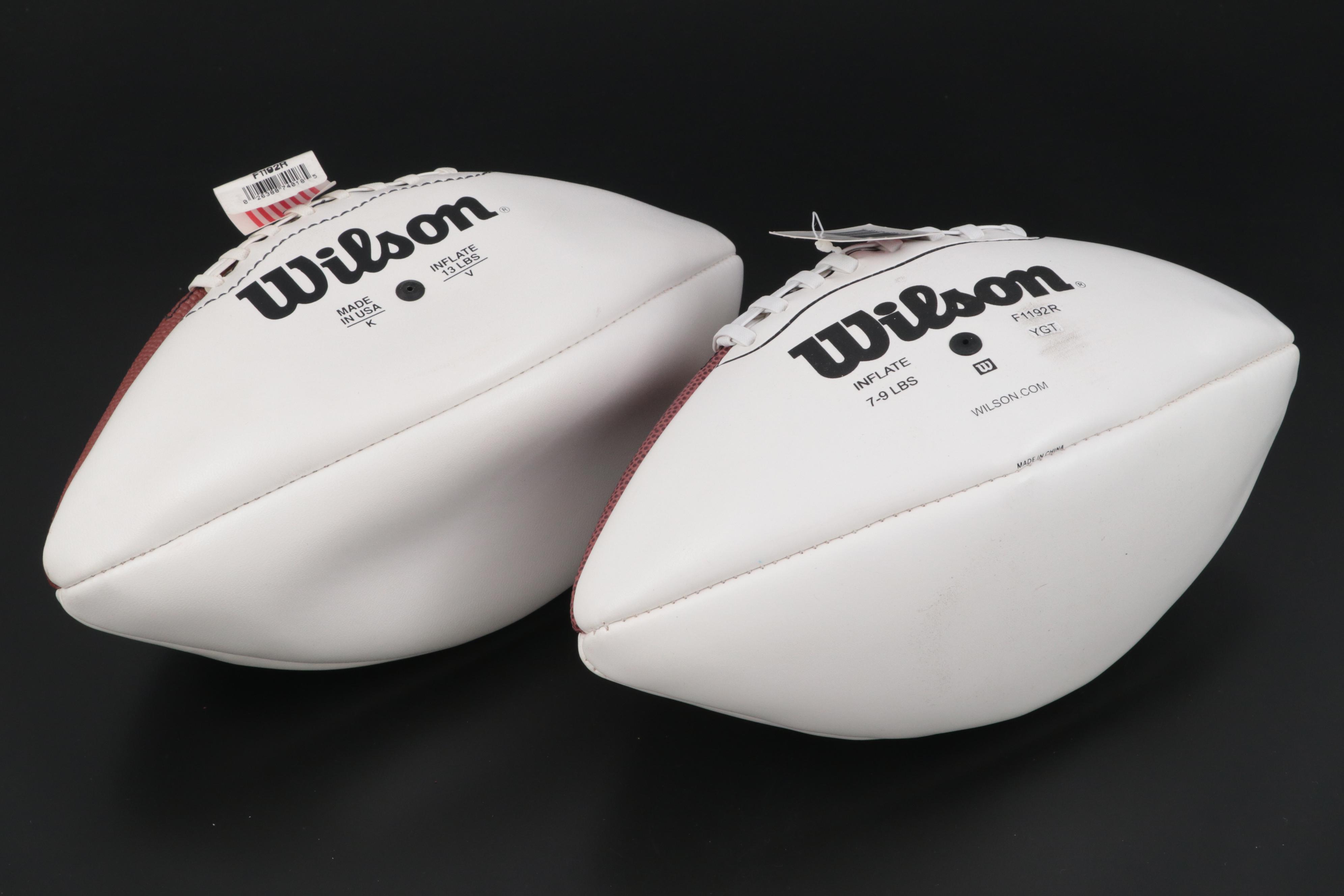 Green Bay Packers HOF Signed Footballs Including Gray, Knafelc and Martinkovic