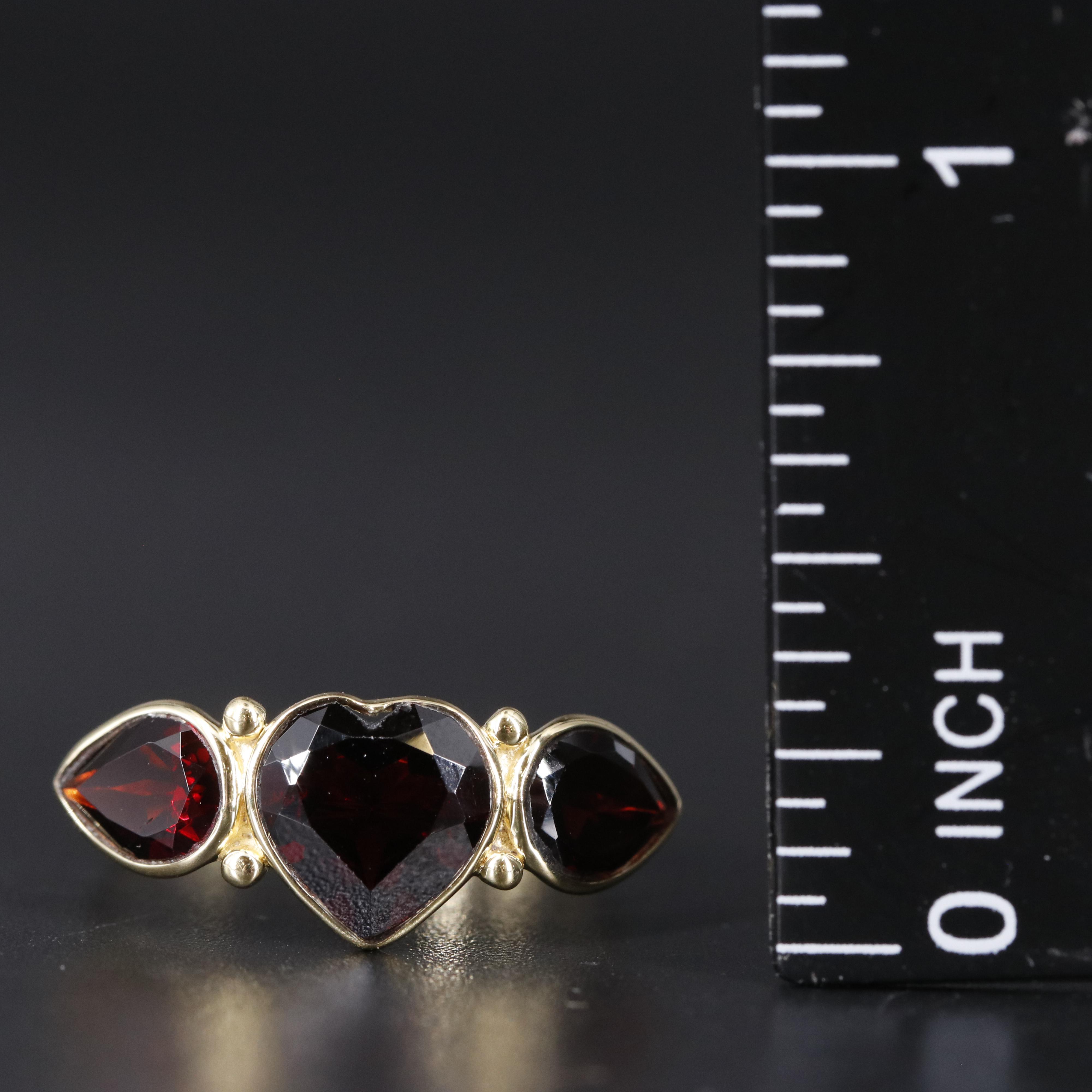 14K Garnet Ring