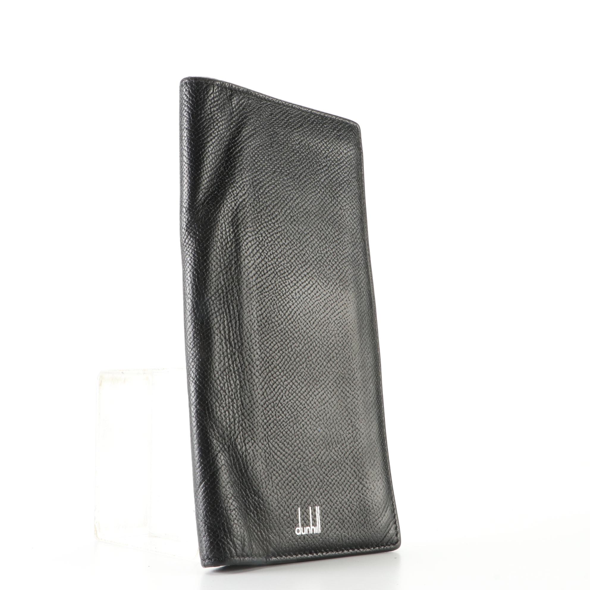 Dunhill Long Wallet in Textured Leather