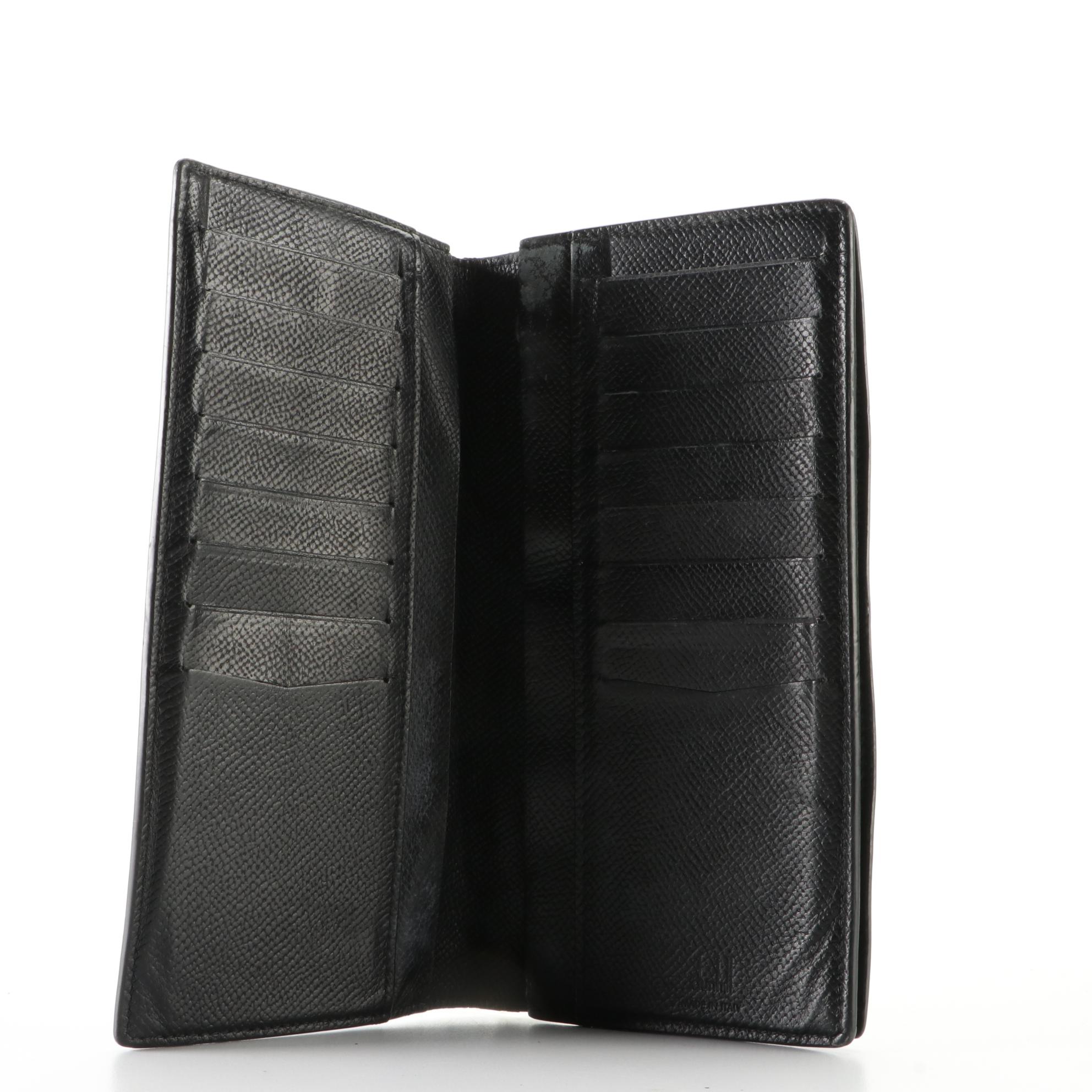 Dunhill Long Wallet in Textured Leather