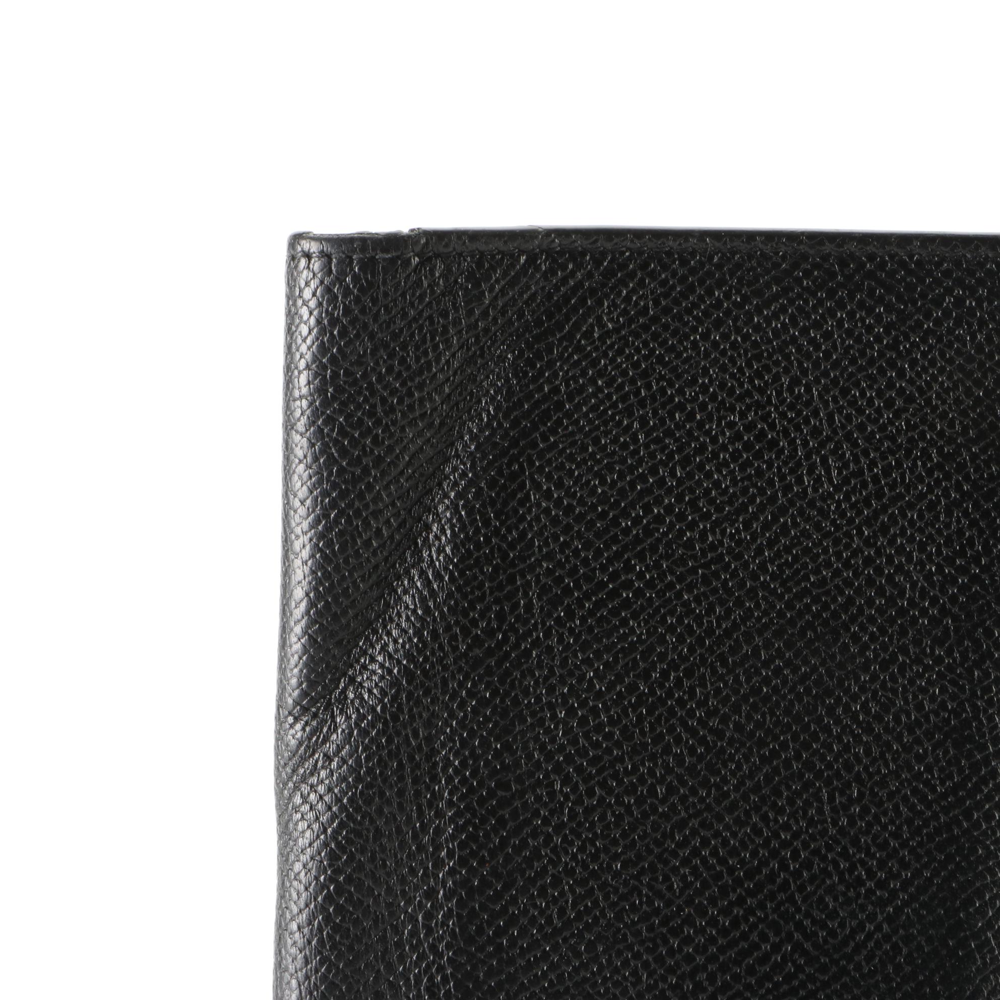 Dunhill Long Wallet in Textured Leather