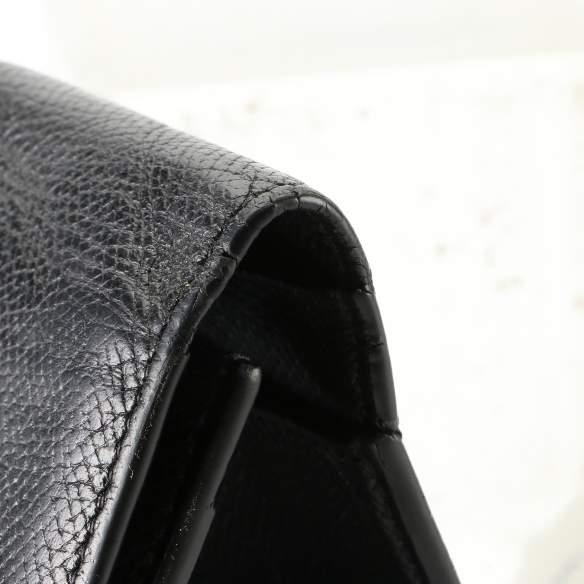 Dunhill Long Wallet in Textured Leather