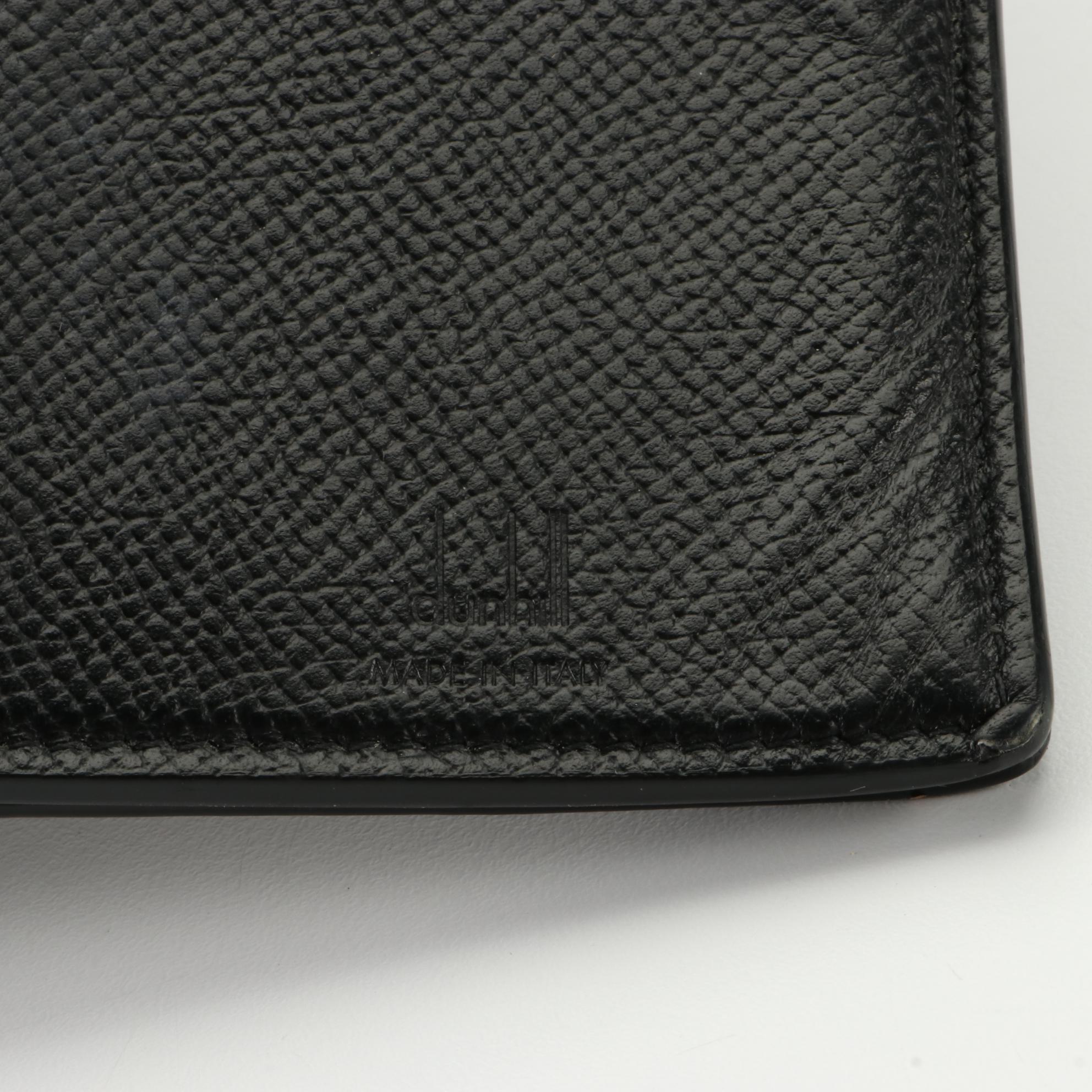 Dunhill Long Wallet in Textured Leather