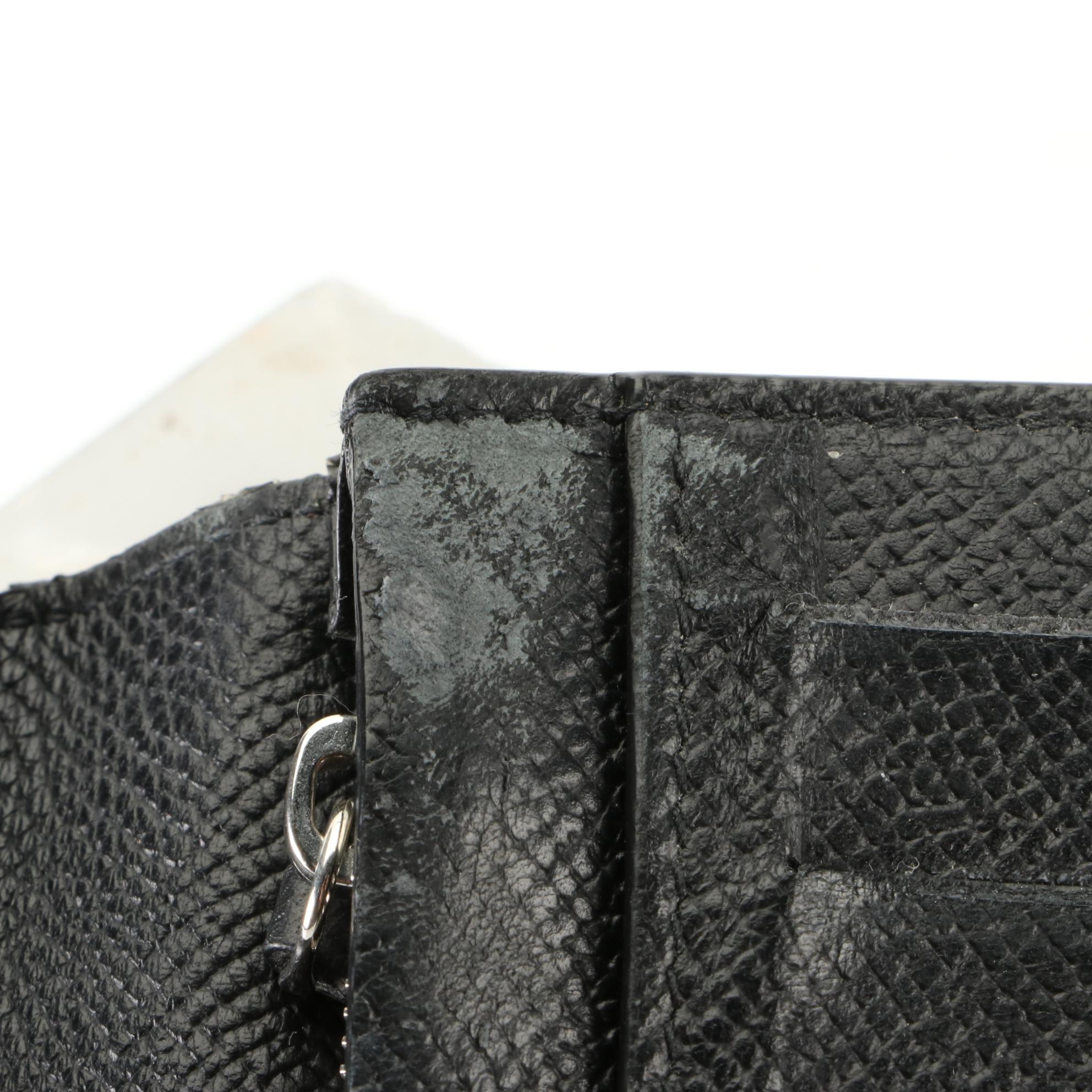 Dunhill Long Wallet in Textured Leather