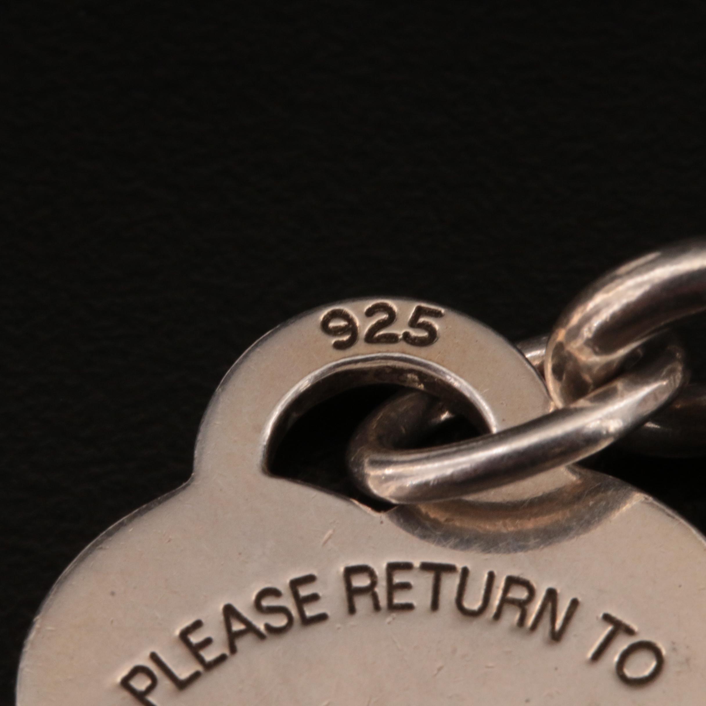 Tiffany & Co. "Please Return to Tiffany" Sterling Heart Bracelet