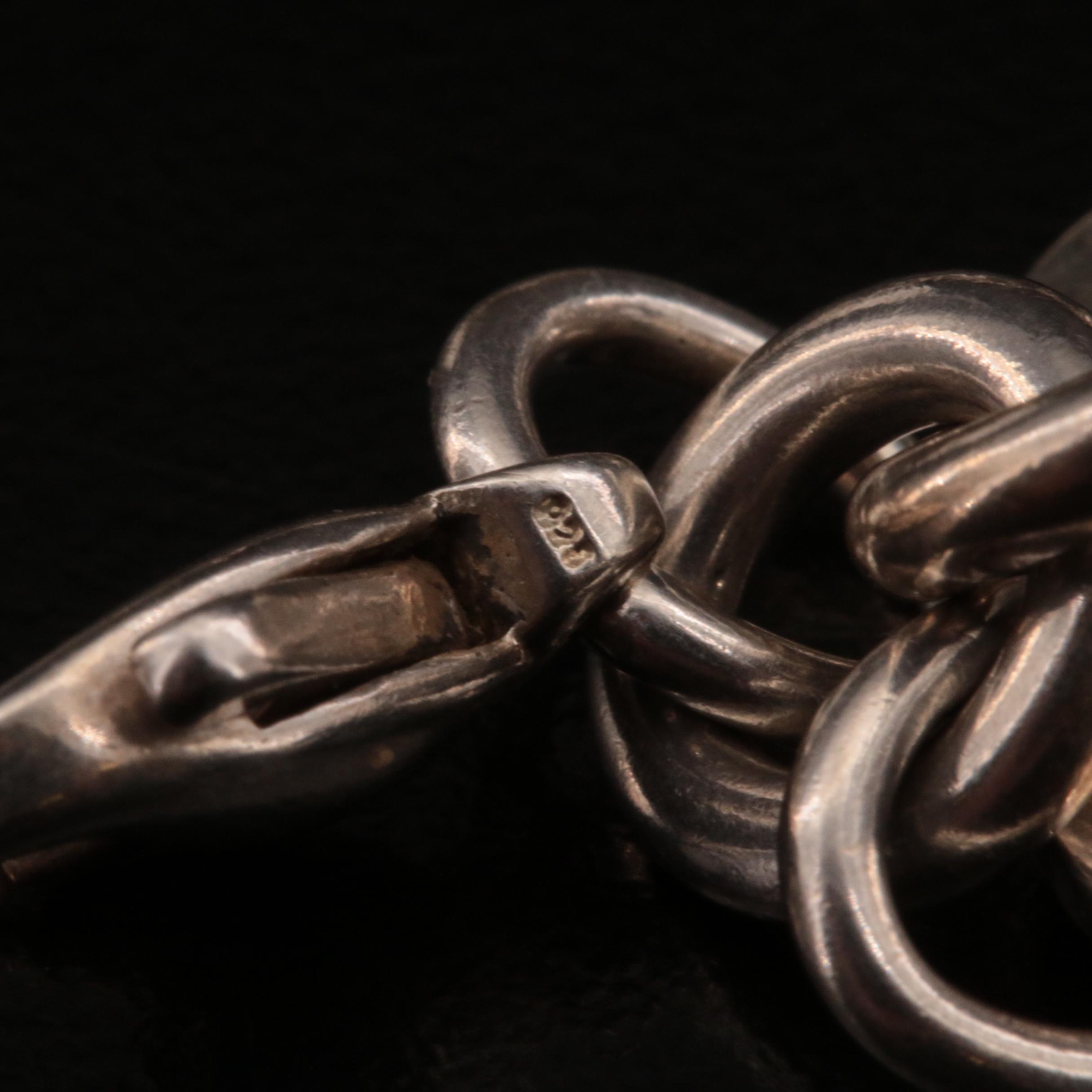 Tiffany & Co. "Please Return to Tiffany" Sterling Heart Bracelet