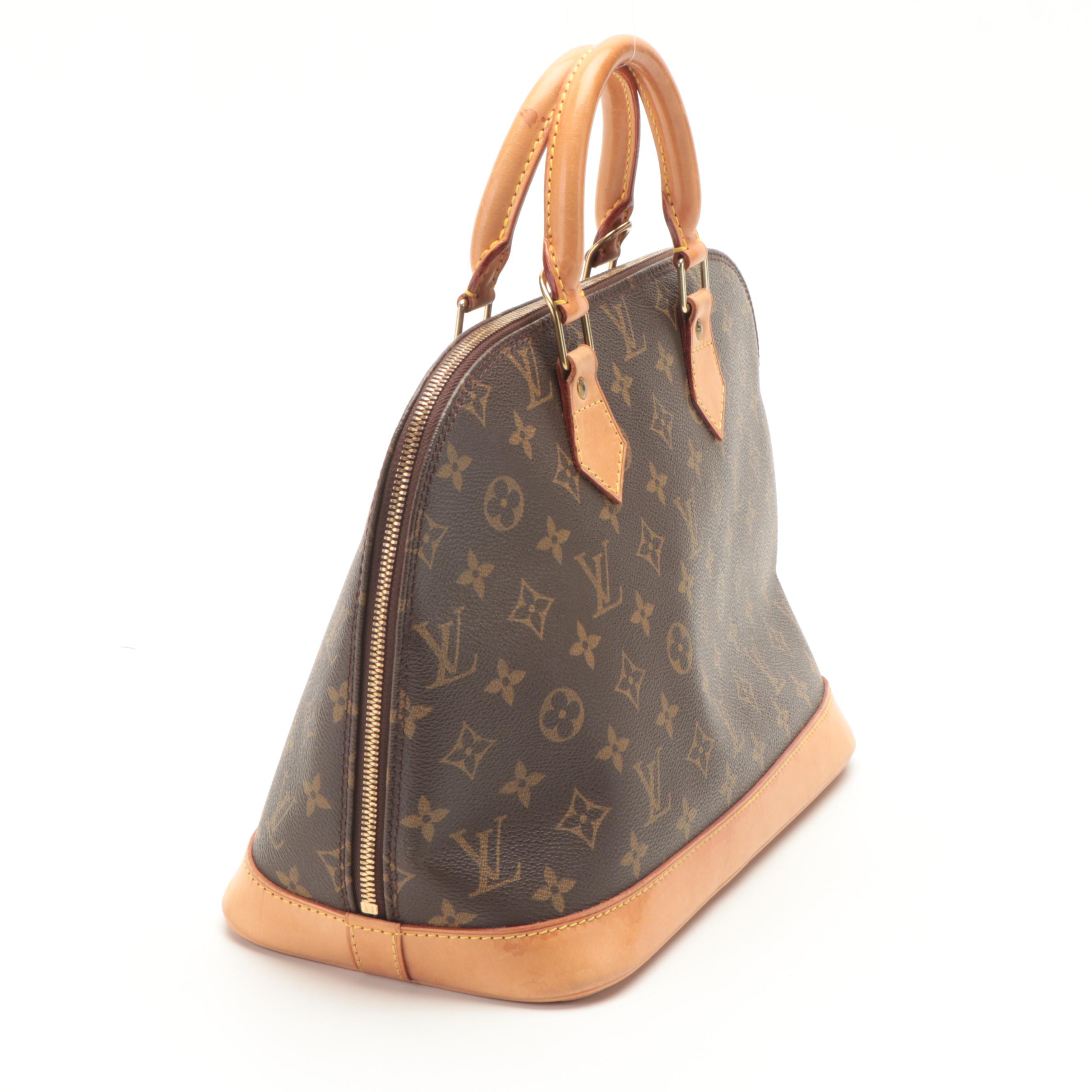 Louis Vuitton Alma PM in Monogram Canvas and Vachetta Leather