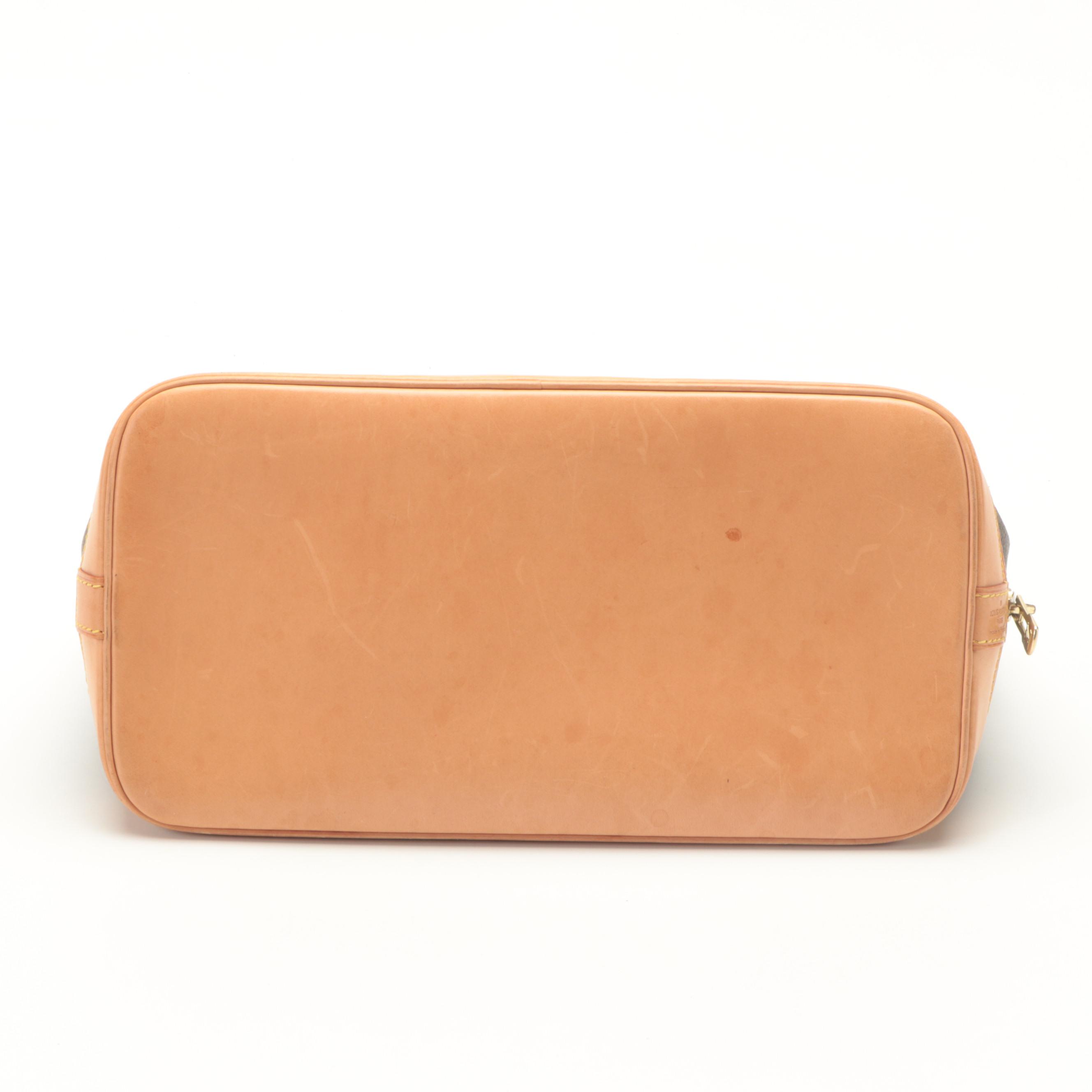 Louis Vuitton Alma PM in Monogram Canvas and Vachetta Leather