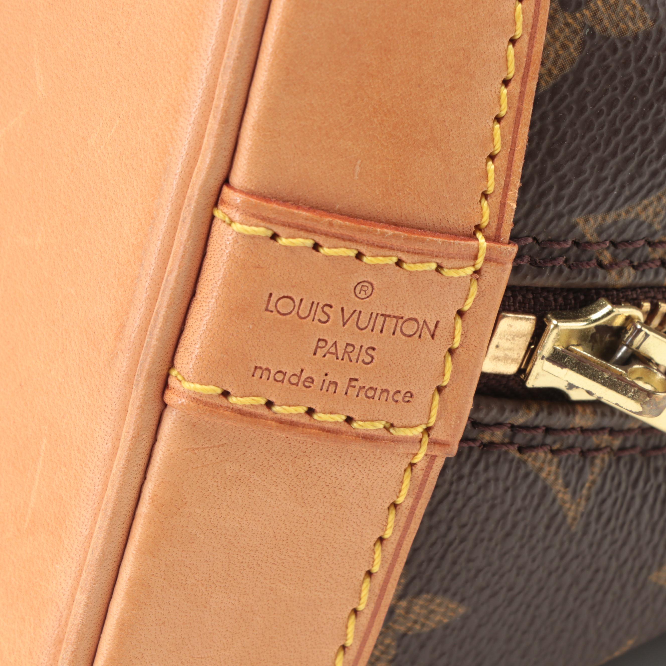 Louis Vuitton Alma PM in Monogram Canvas and Vachetta Leather