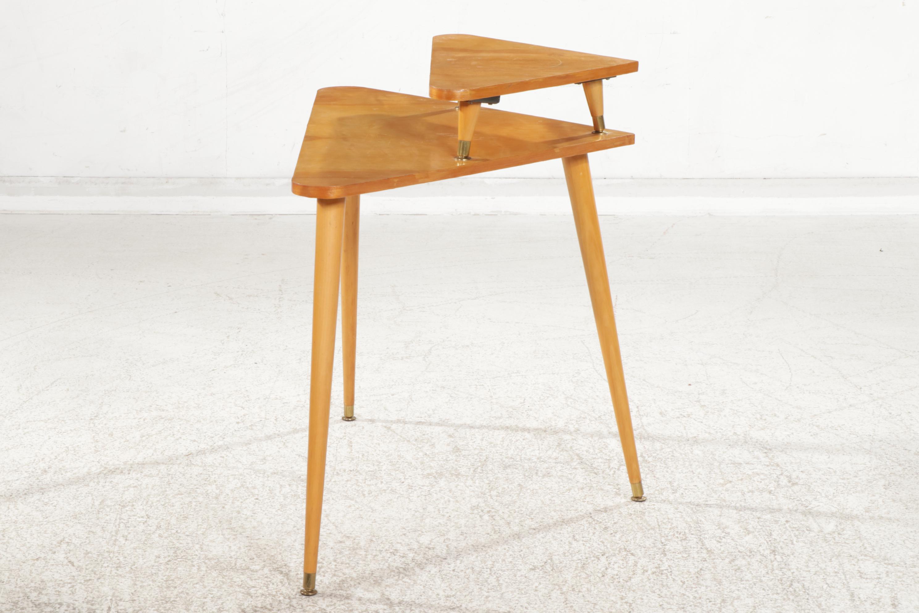 Mid Century Modern Corner Writing Table