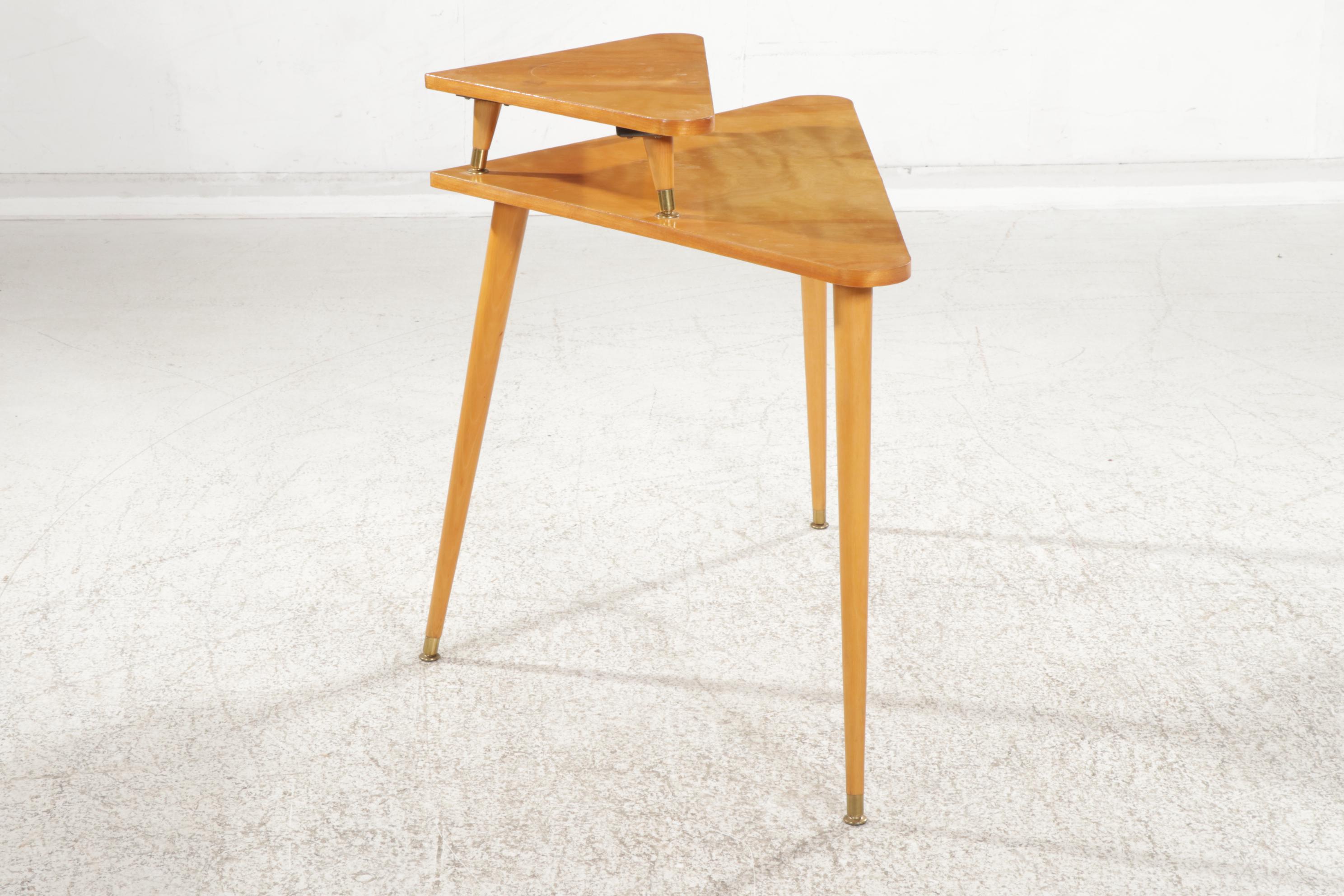 Mid Century Modern Corner Writing Table