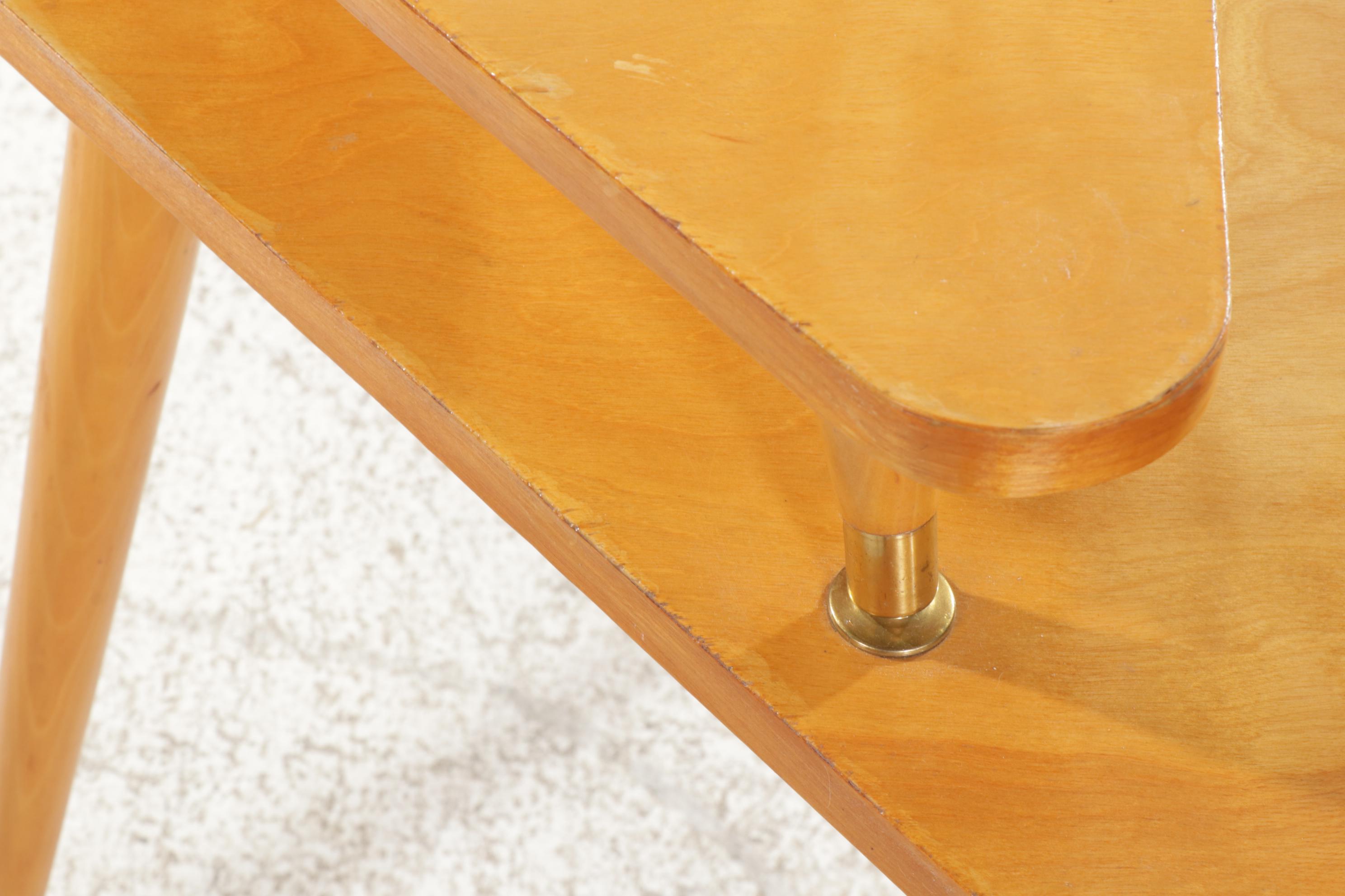 Mid Century Modern Corner Writing Table