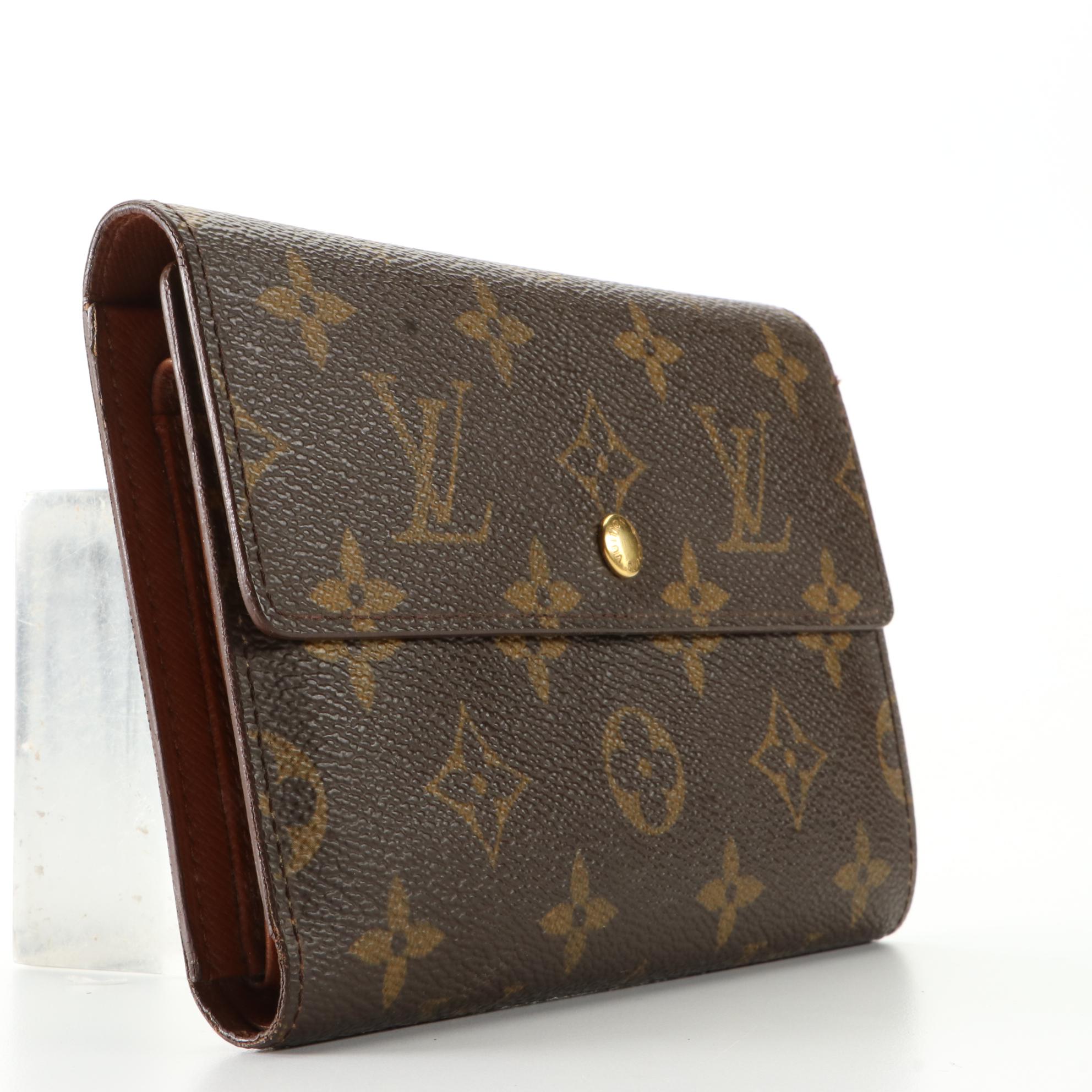 Louis Vuitton Porte Tresor Etui Papiers Wallet in Monogram Canvas