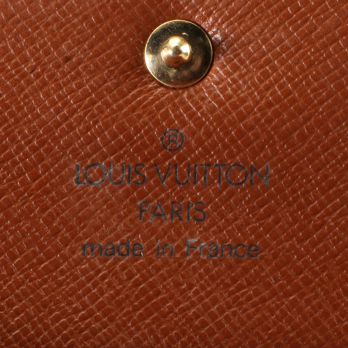 Louis Vuitton Porte Tresor Etui Papiers Wallet in Monogram Canvas