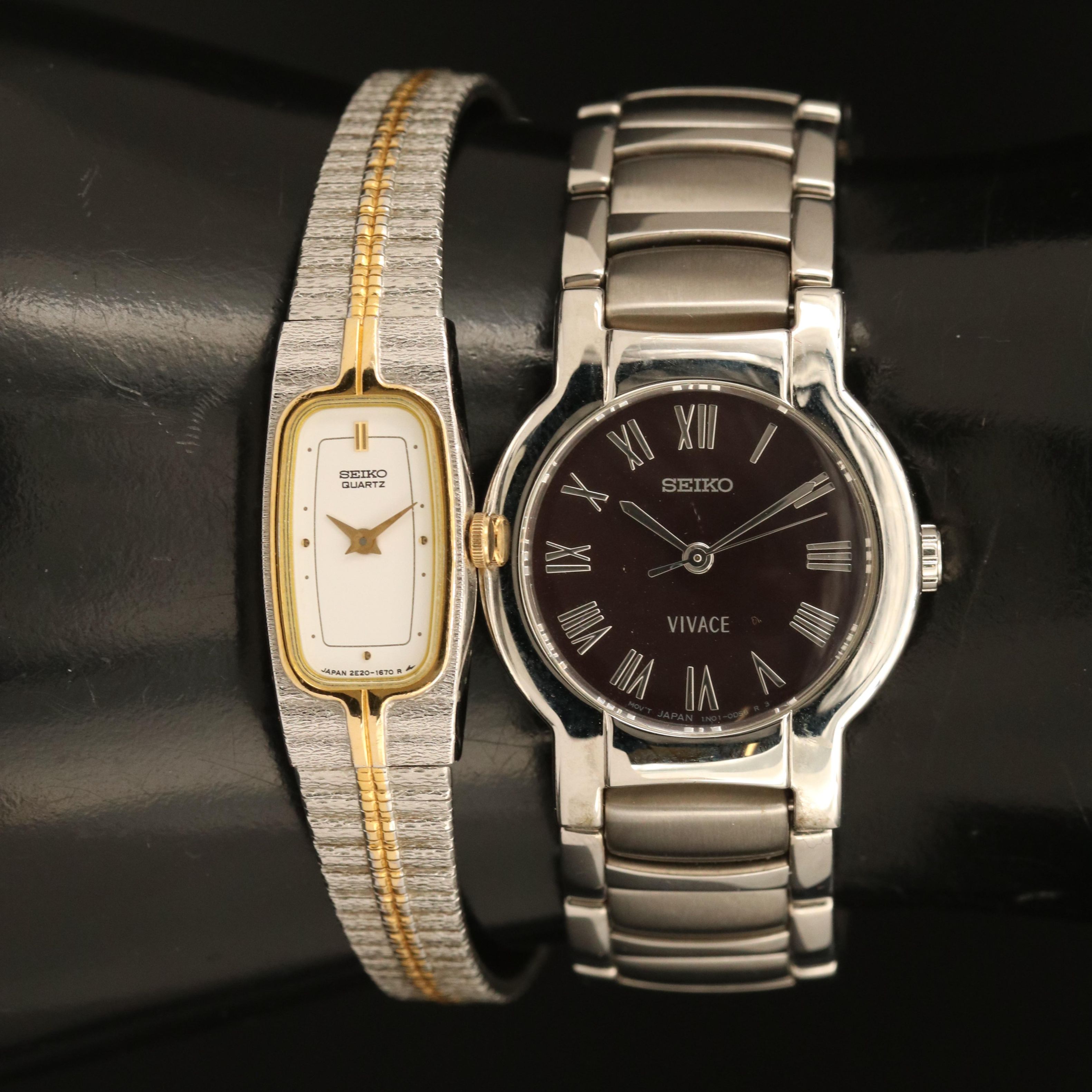 Two Seiko Quartz Watches
