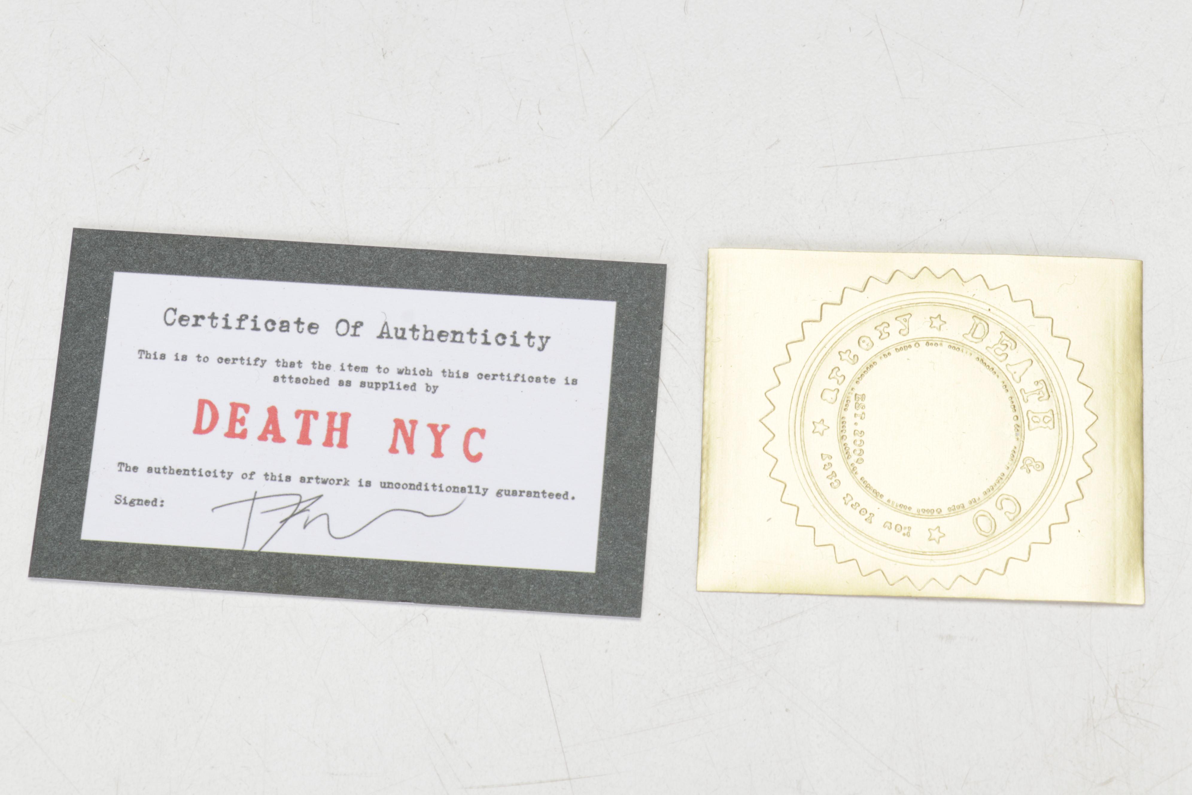 Death NYC Pop Art Graphic Print Homage to Banksy, 2020