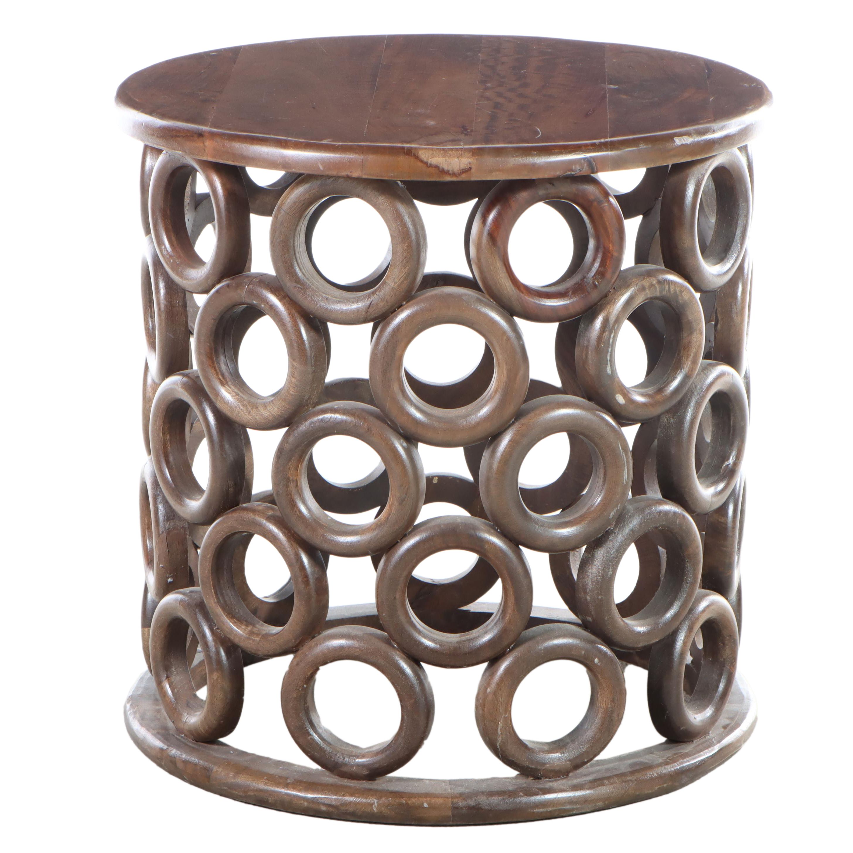 Modernist Style Hardwood Side Table