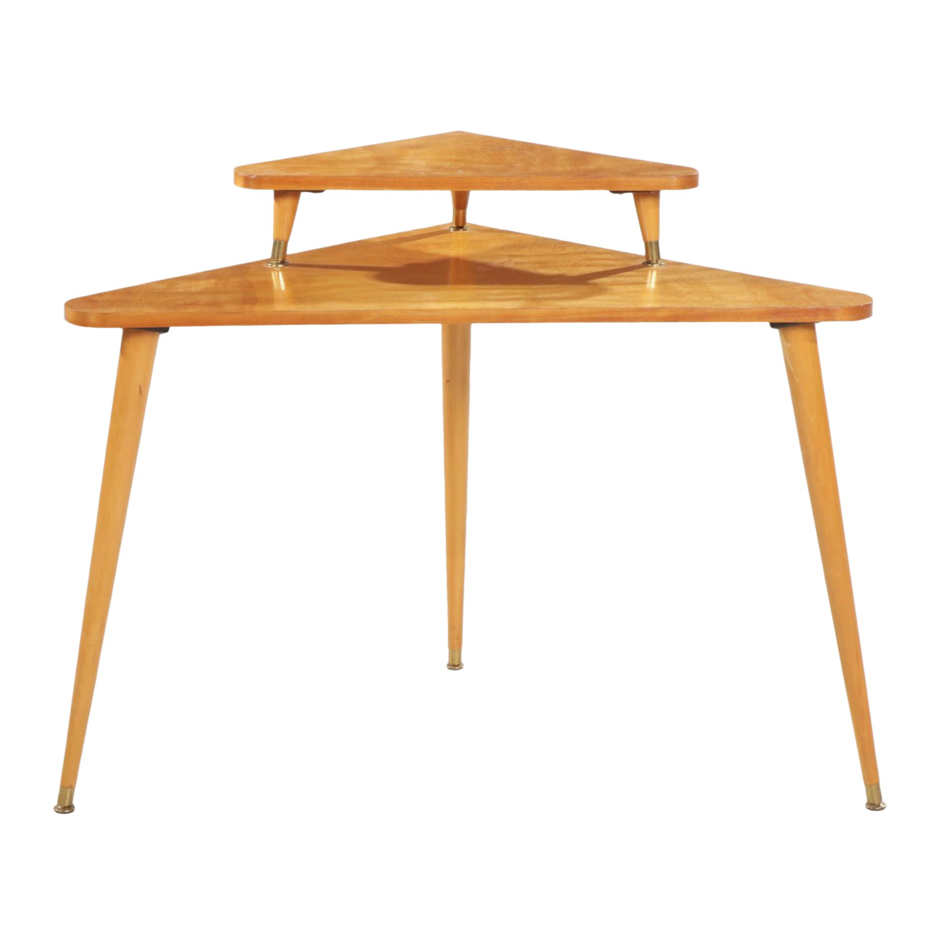 Mid Century Modern Corner Writing Table