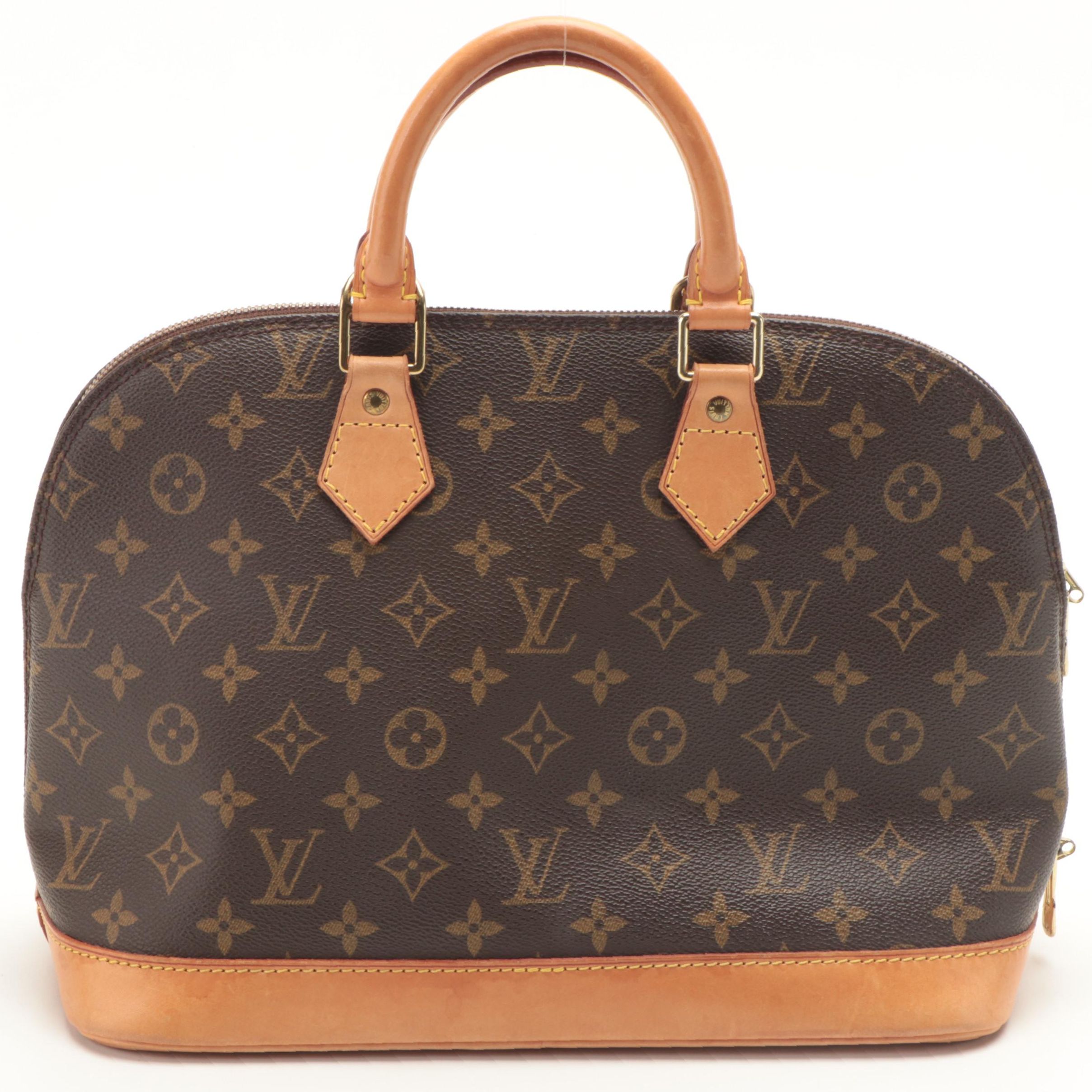 Louis Vuitton Alma PM in Monogram Canvas and Vachetta Leather