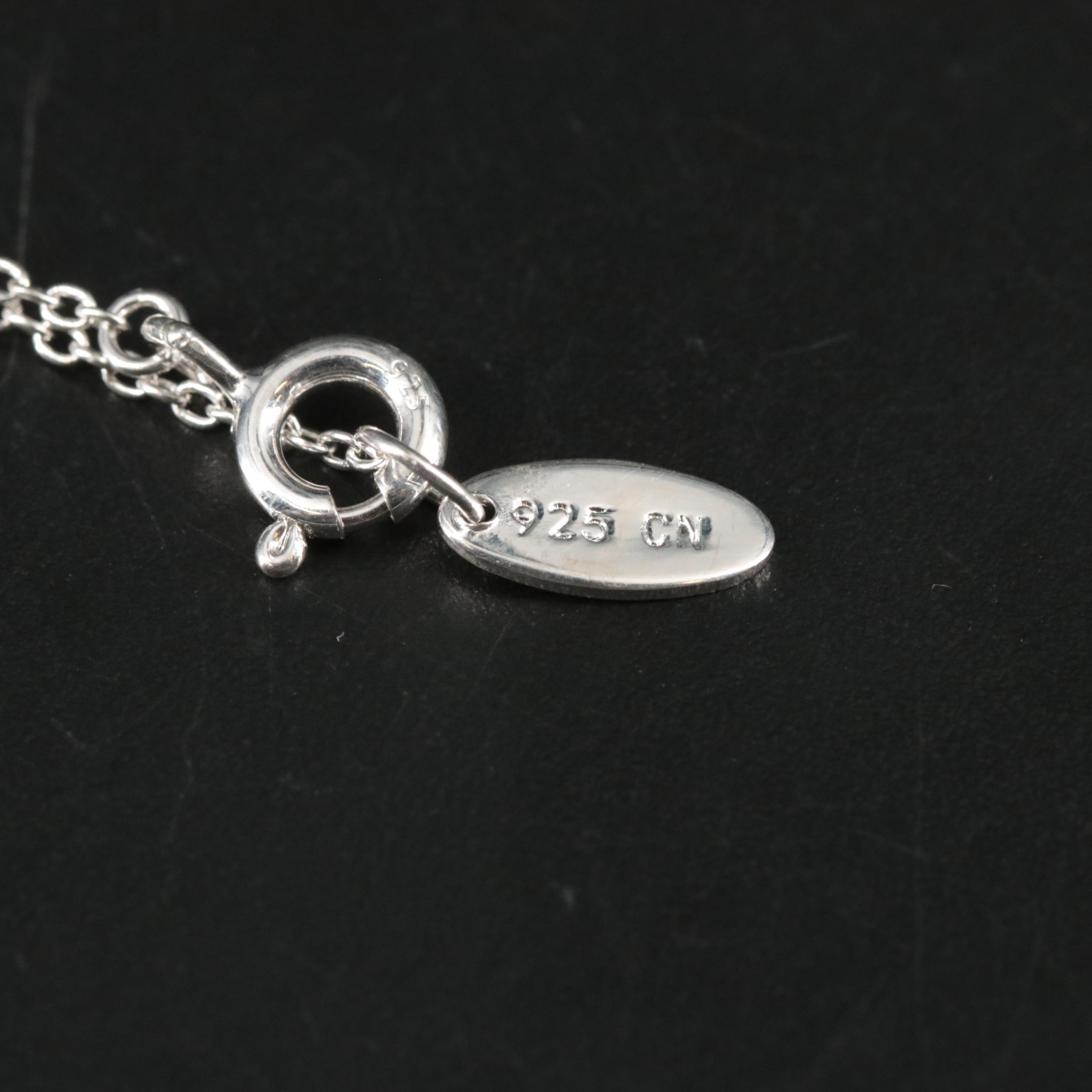 Sterling "Daughter" Pendant Necklace