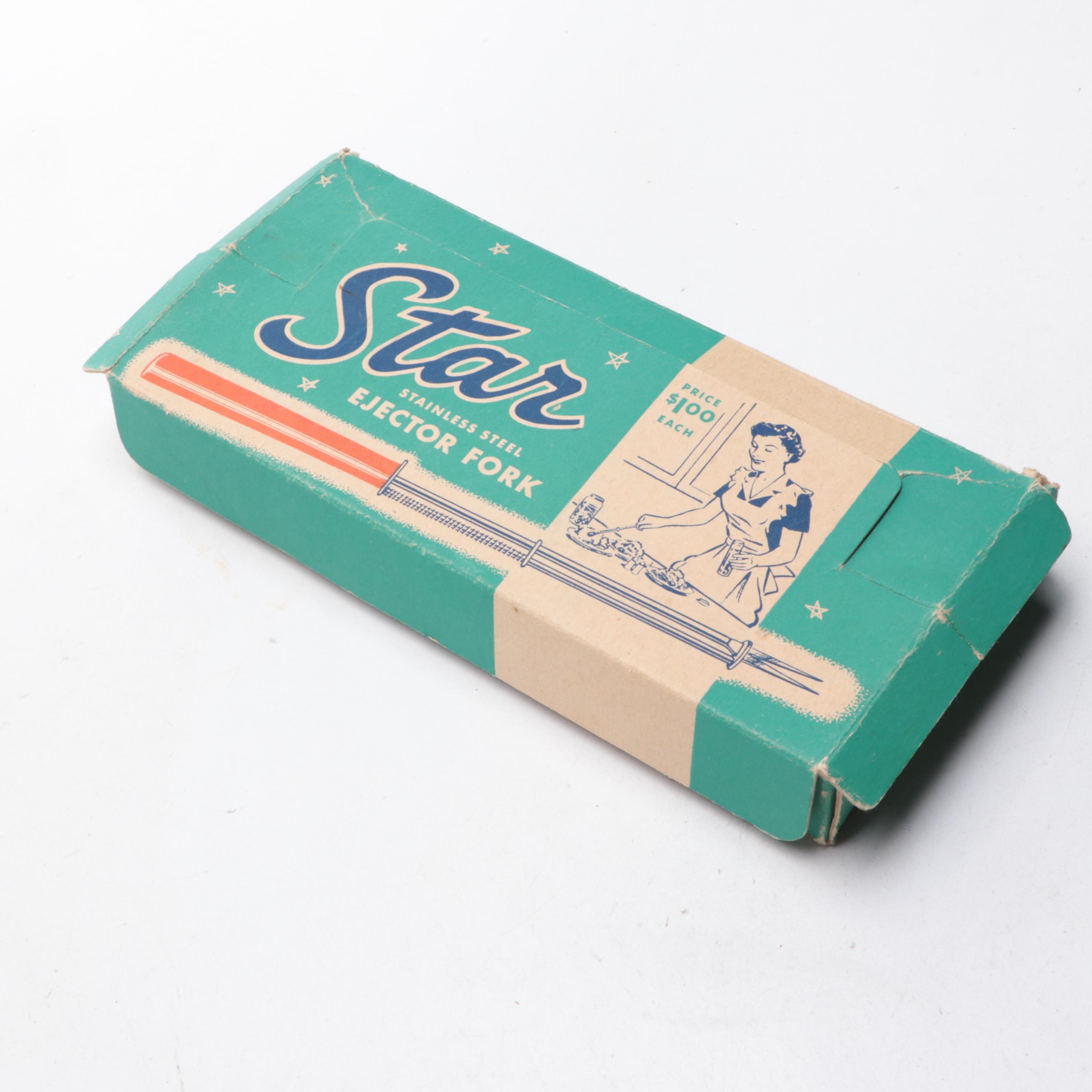 Sta-Brite, Star with Other Bakelite Handled Flatware and Fondue Forks