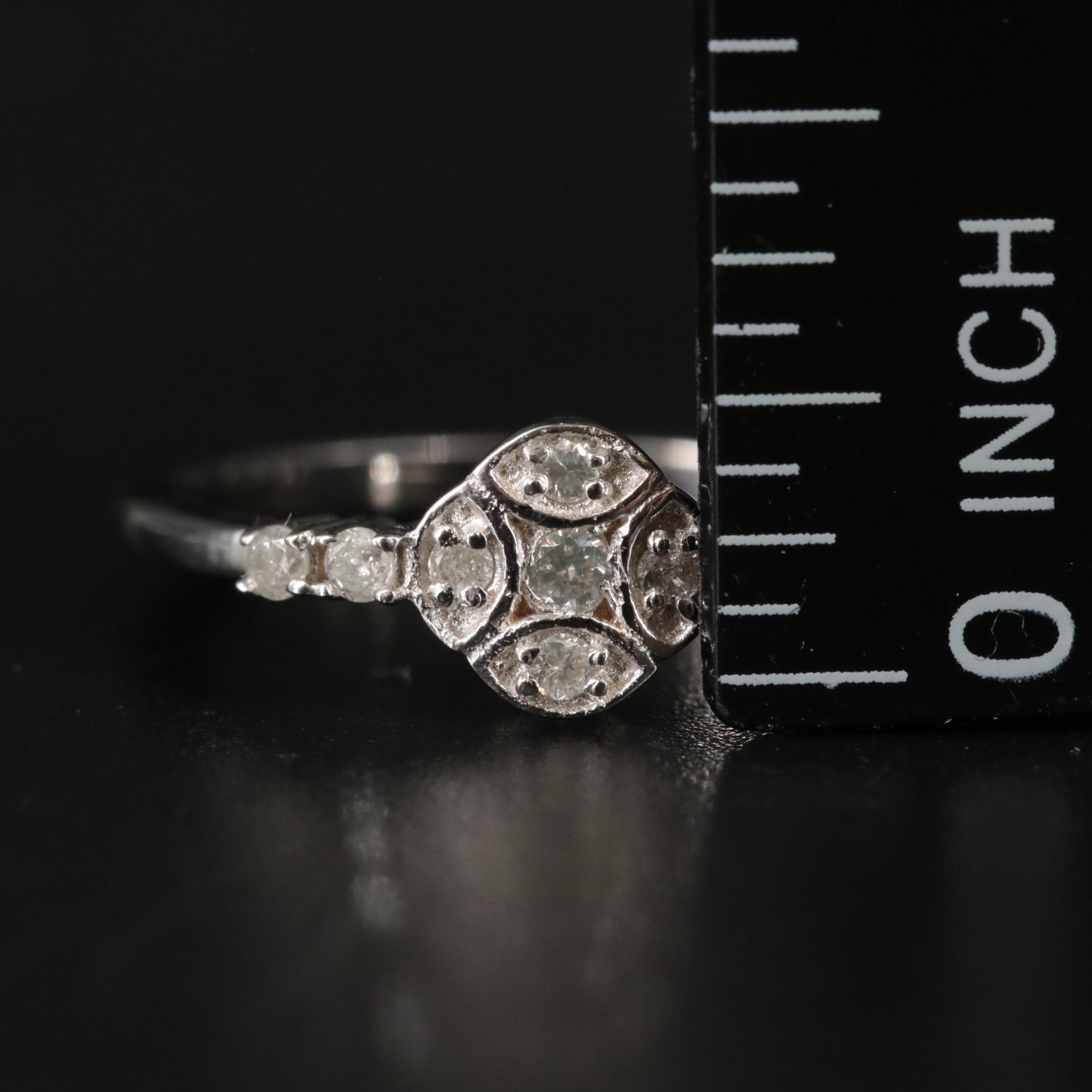 14K Diamond Ring