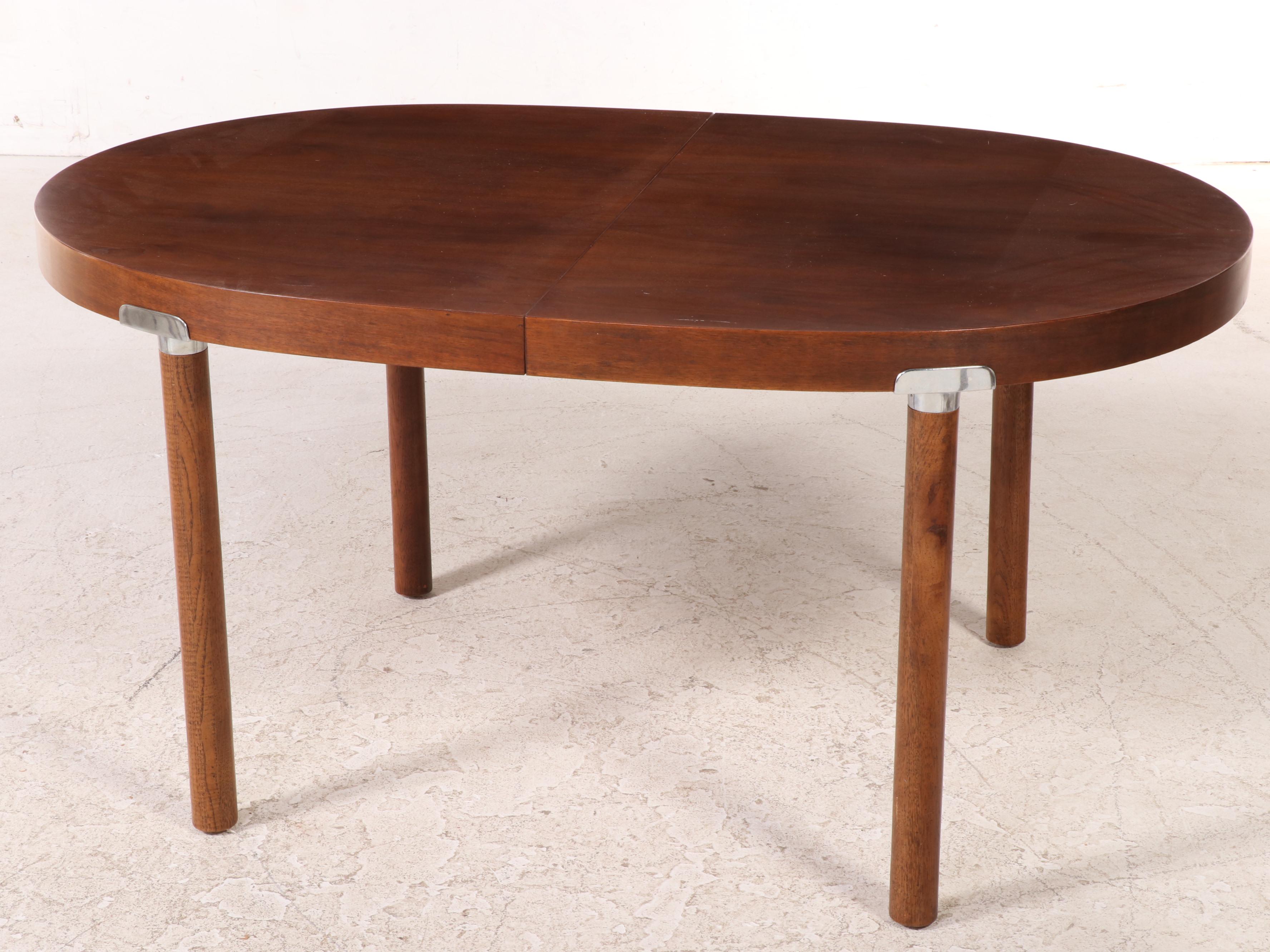 Thomasville Mid Century Modern Eight-Piece Dining Set, 1970s