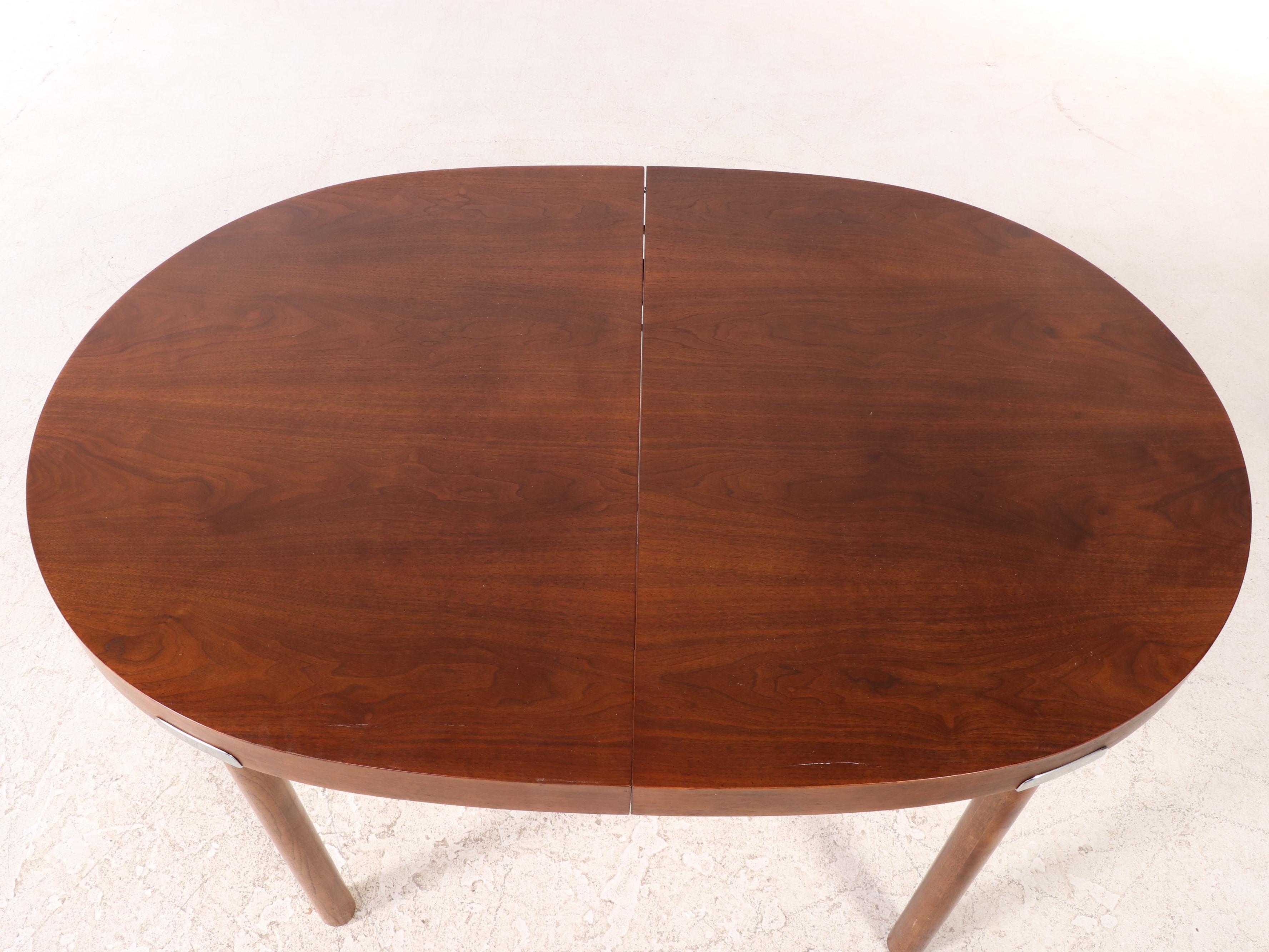 Thomasville Mid Century Modern Eight-Piece Dining Set, 1970s