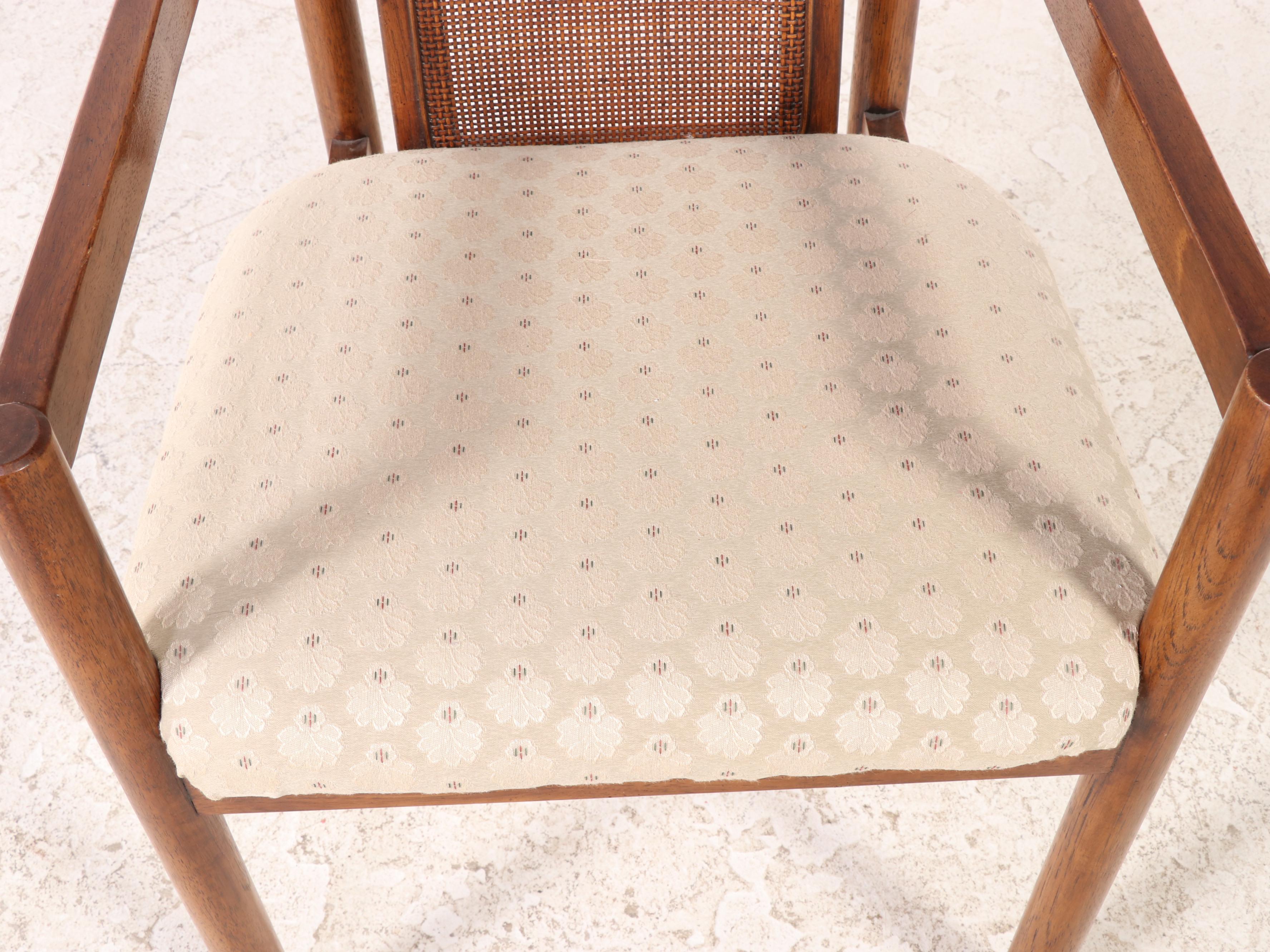 Thomasville Mid Century Modern Eight-Piece Dining Set, 1970s