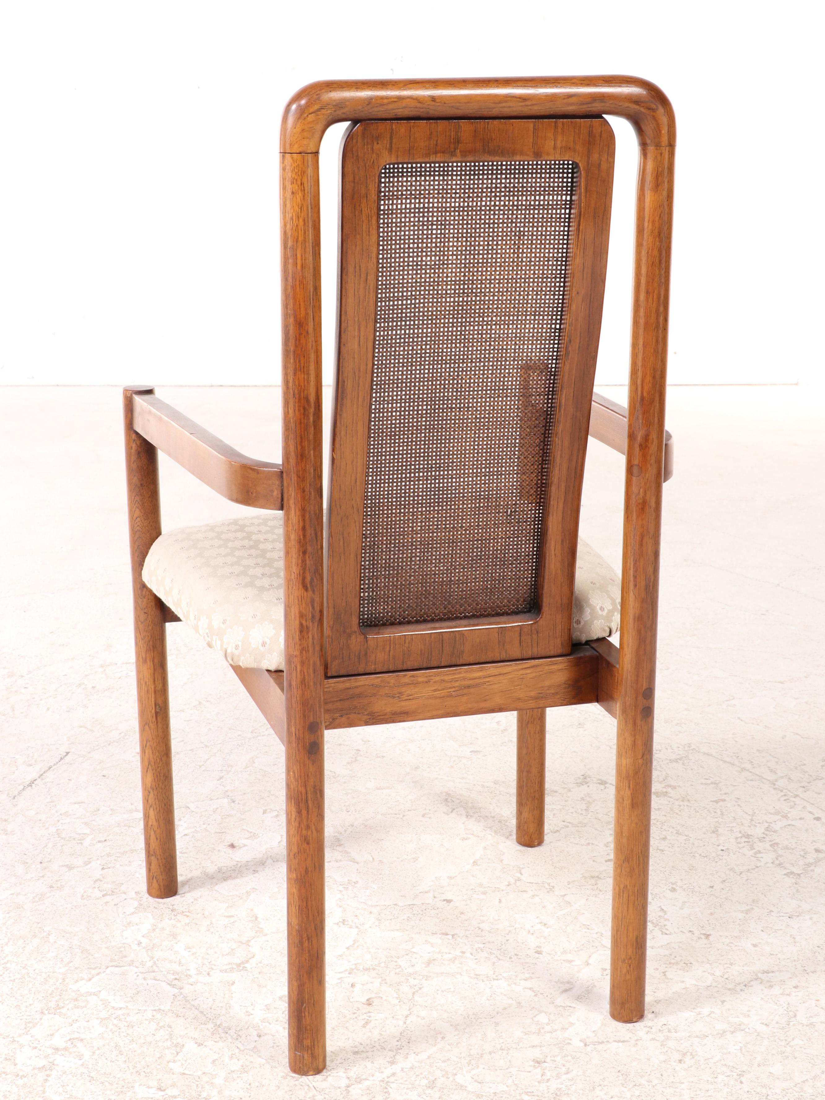 Thomasville Mid Century Modern Eight-Piece Dining Set, 1970s