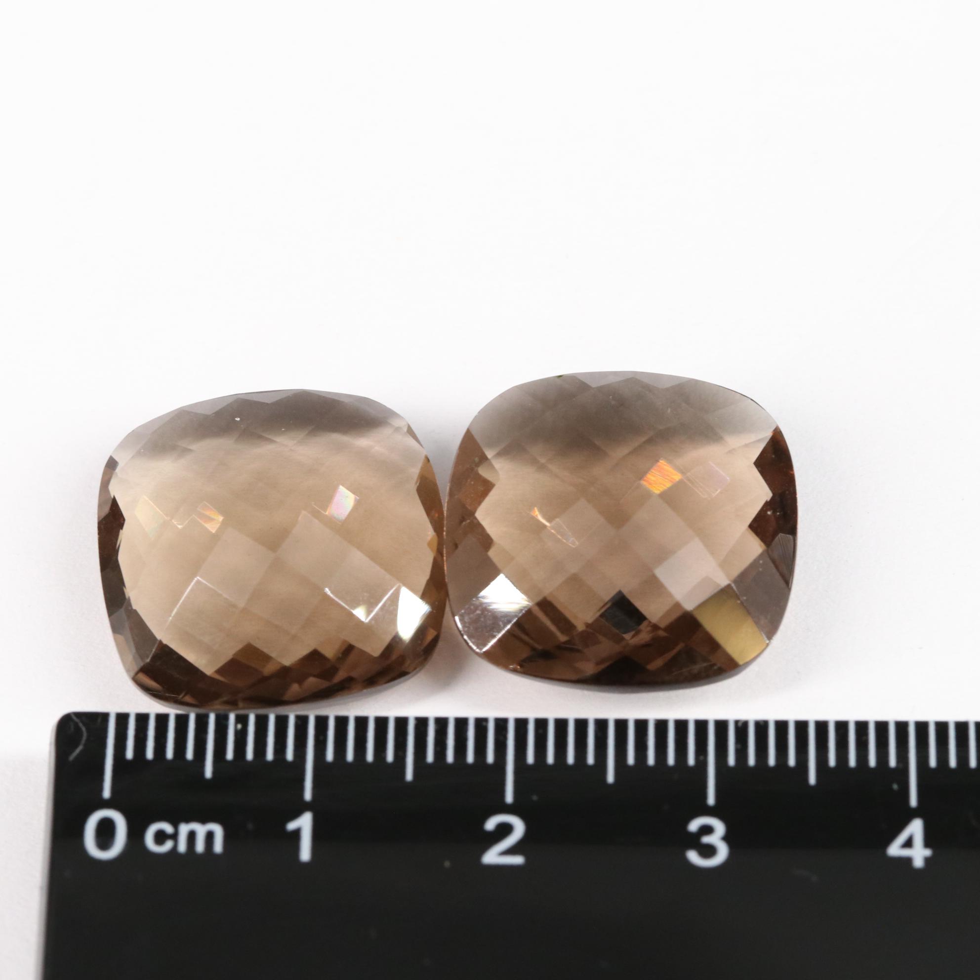 Loose 29.81 CTW Smoky Quartz Lot