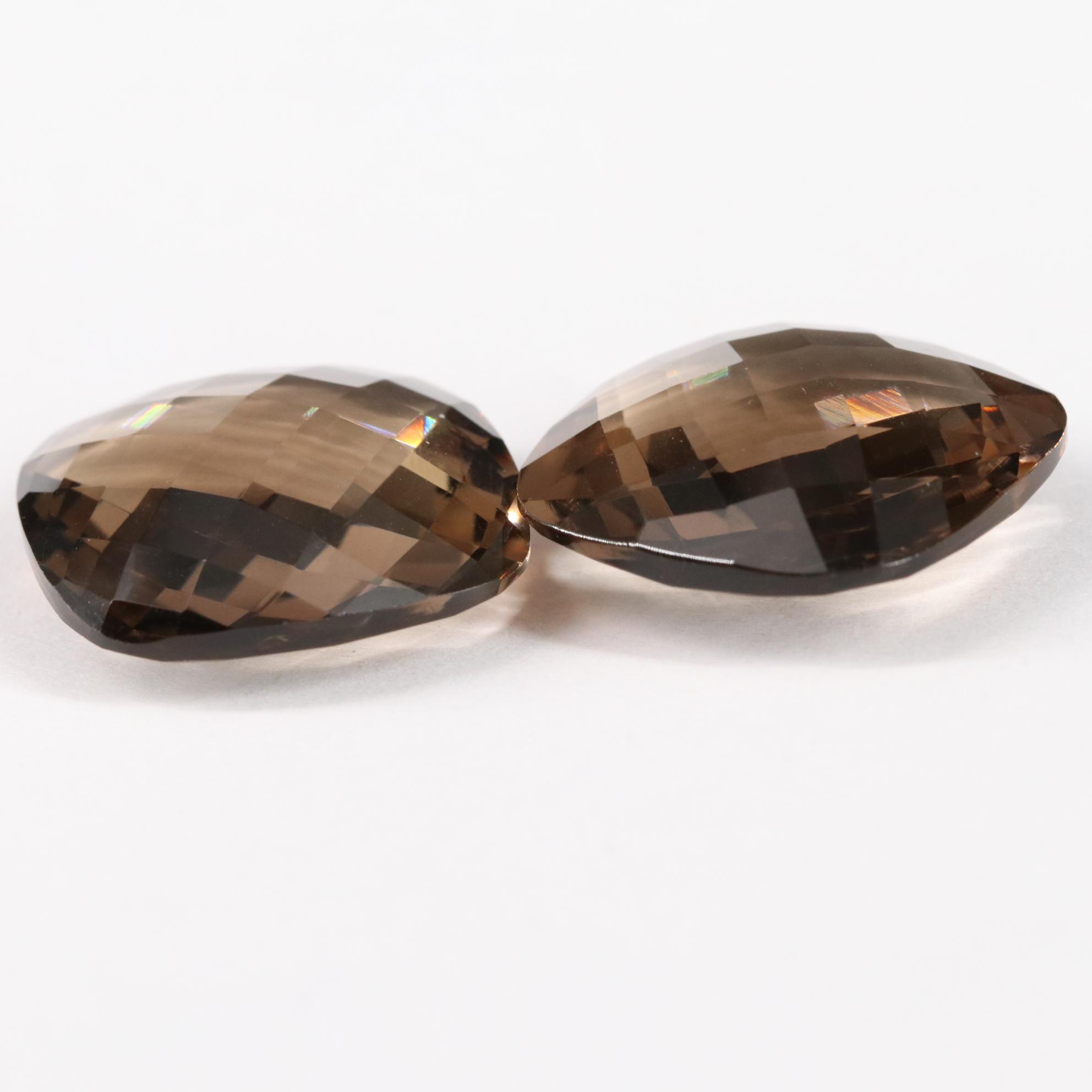 Loose 29.81 CTW Smoky Quartz Lot