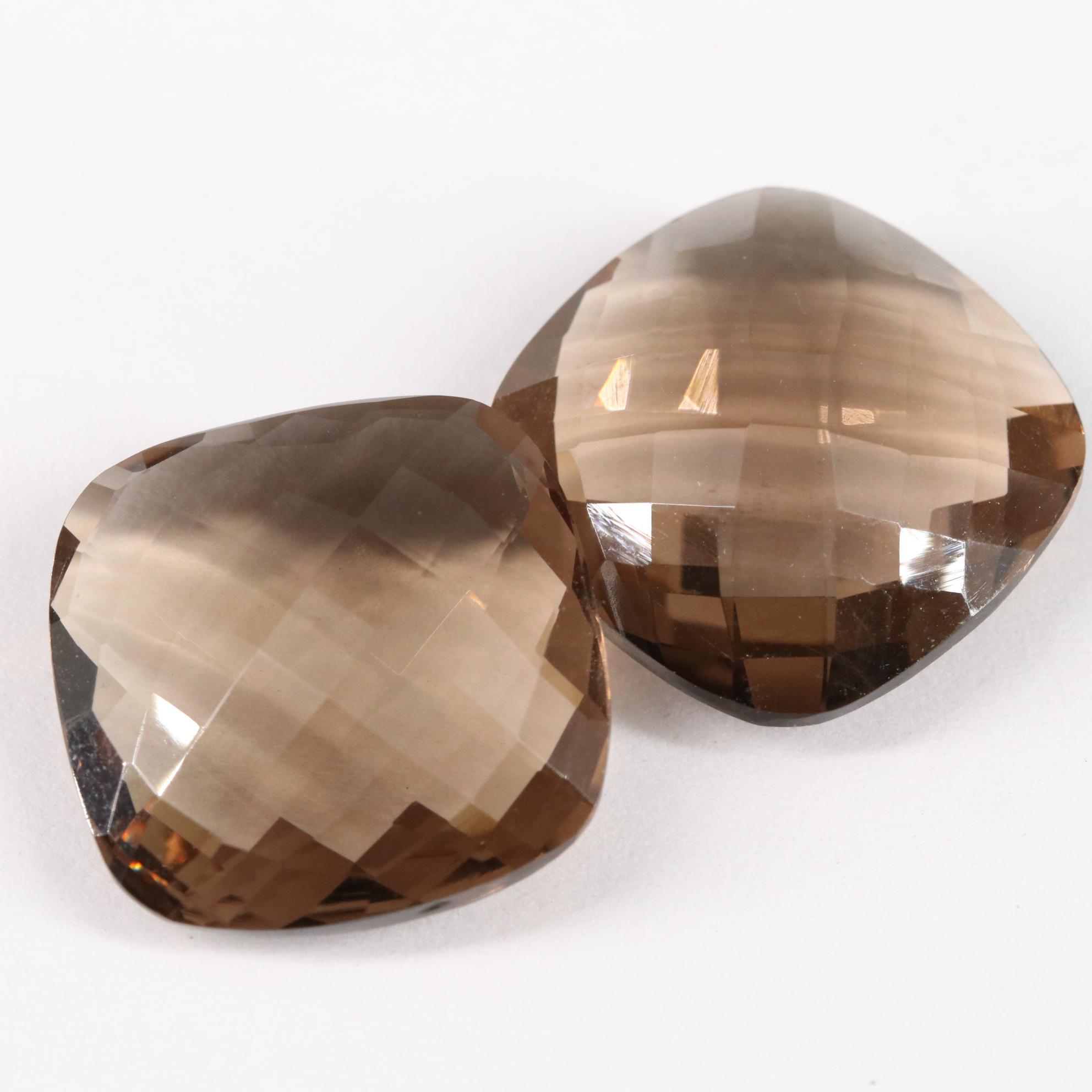 Loose 29.81 CTW Smoky Quartz Lot