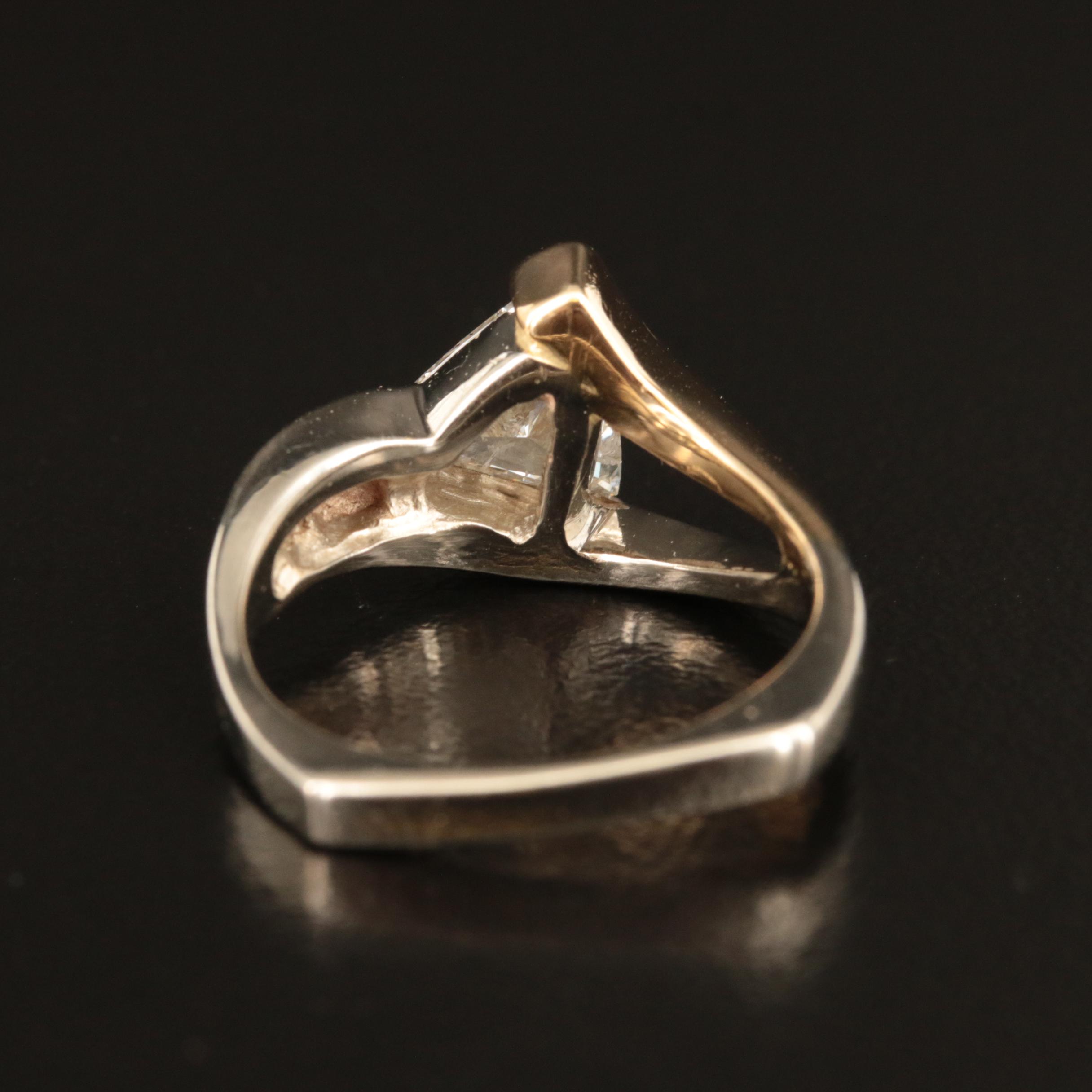 14K 0.98 CT Diamond Ring