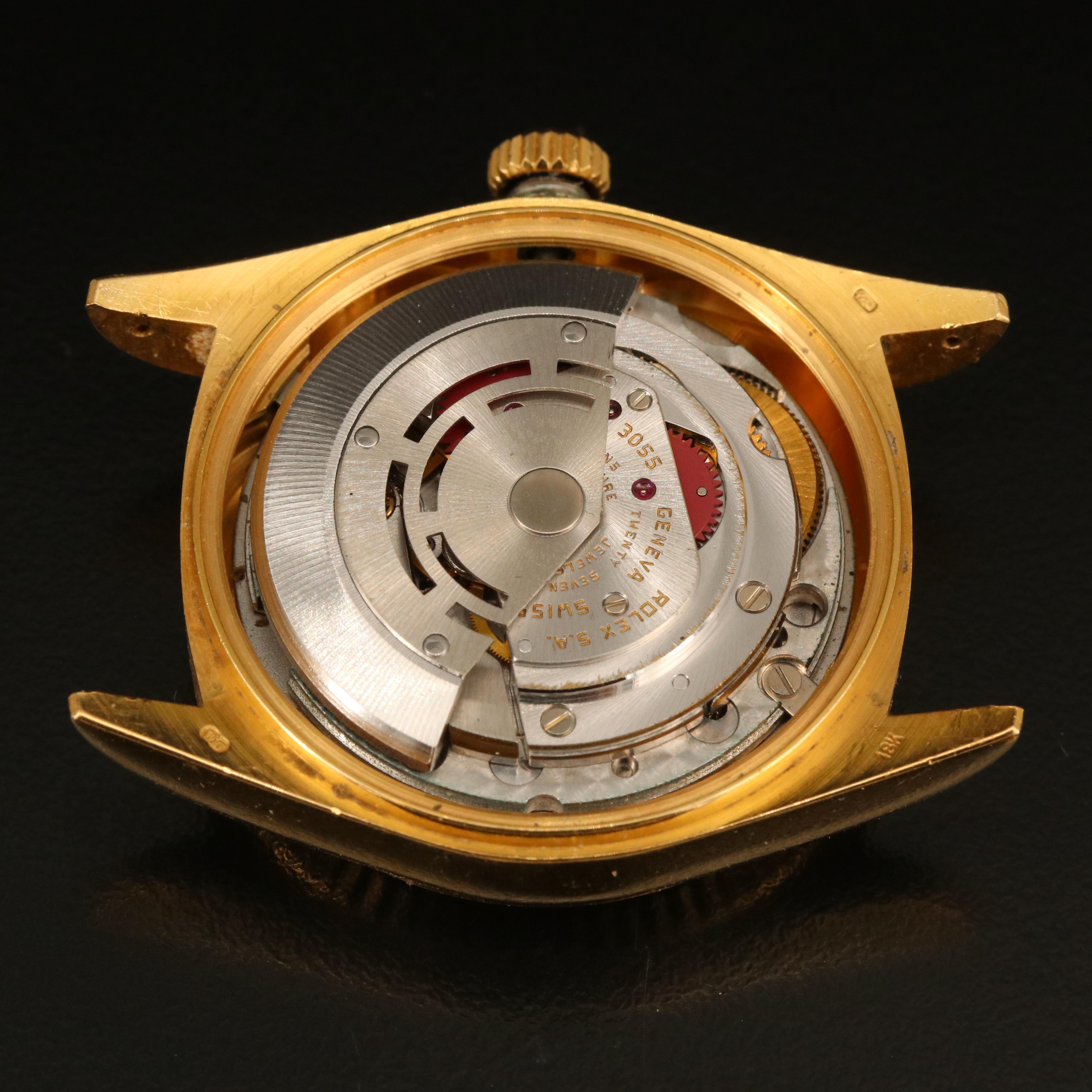 1987 - 1988 18K Rolex President Oyster Perpetual Day-Date Diamond Watch