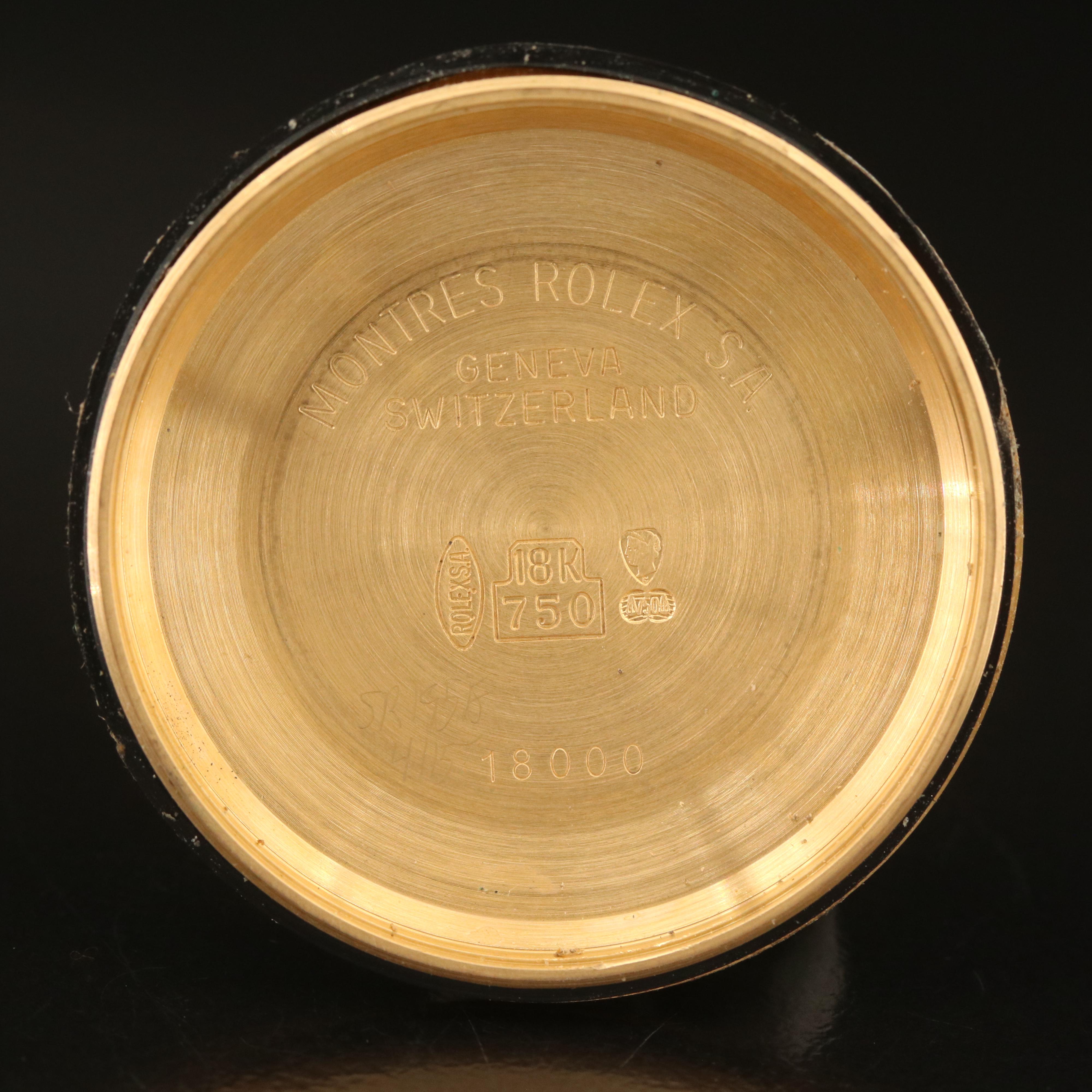 1987 - 1988 18K Rolex President Oyster Perpetual Day-Date Diamond Watch