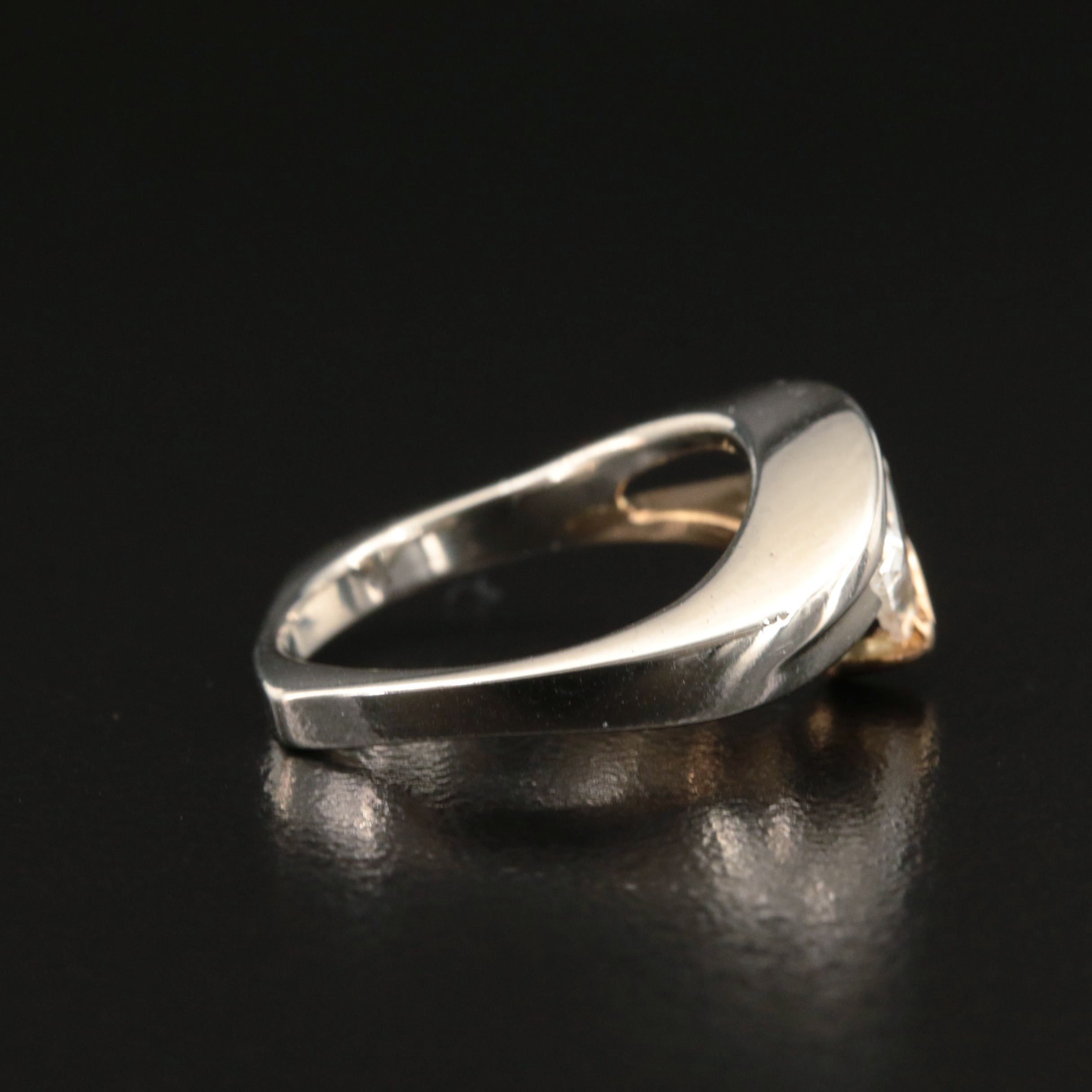 14K 0.98 CT Diamond Ring