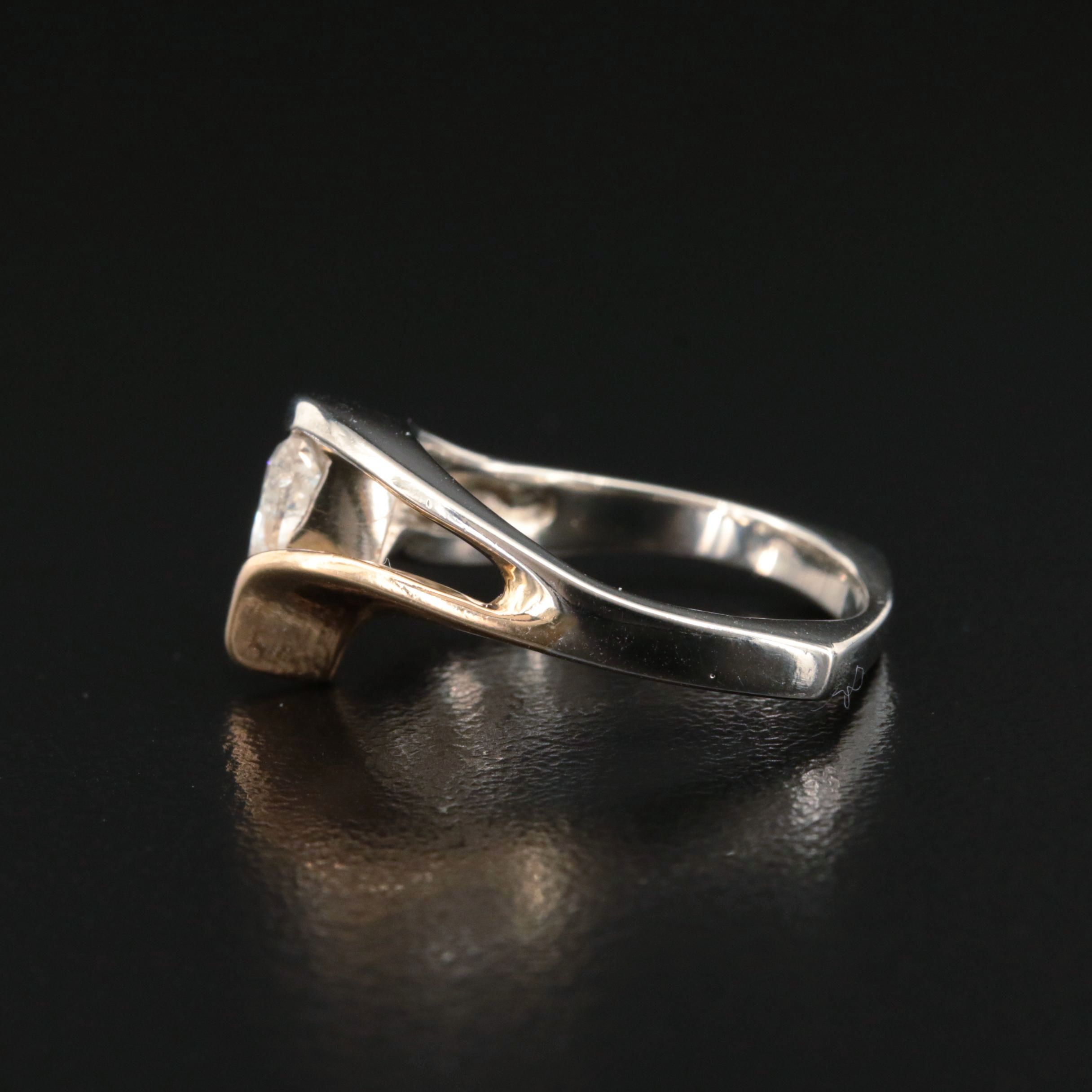 14K 0.98 CT Diamond Ring