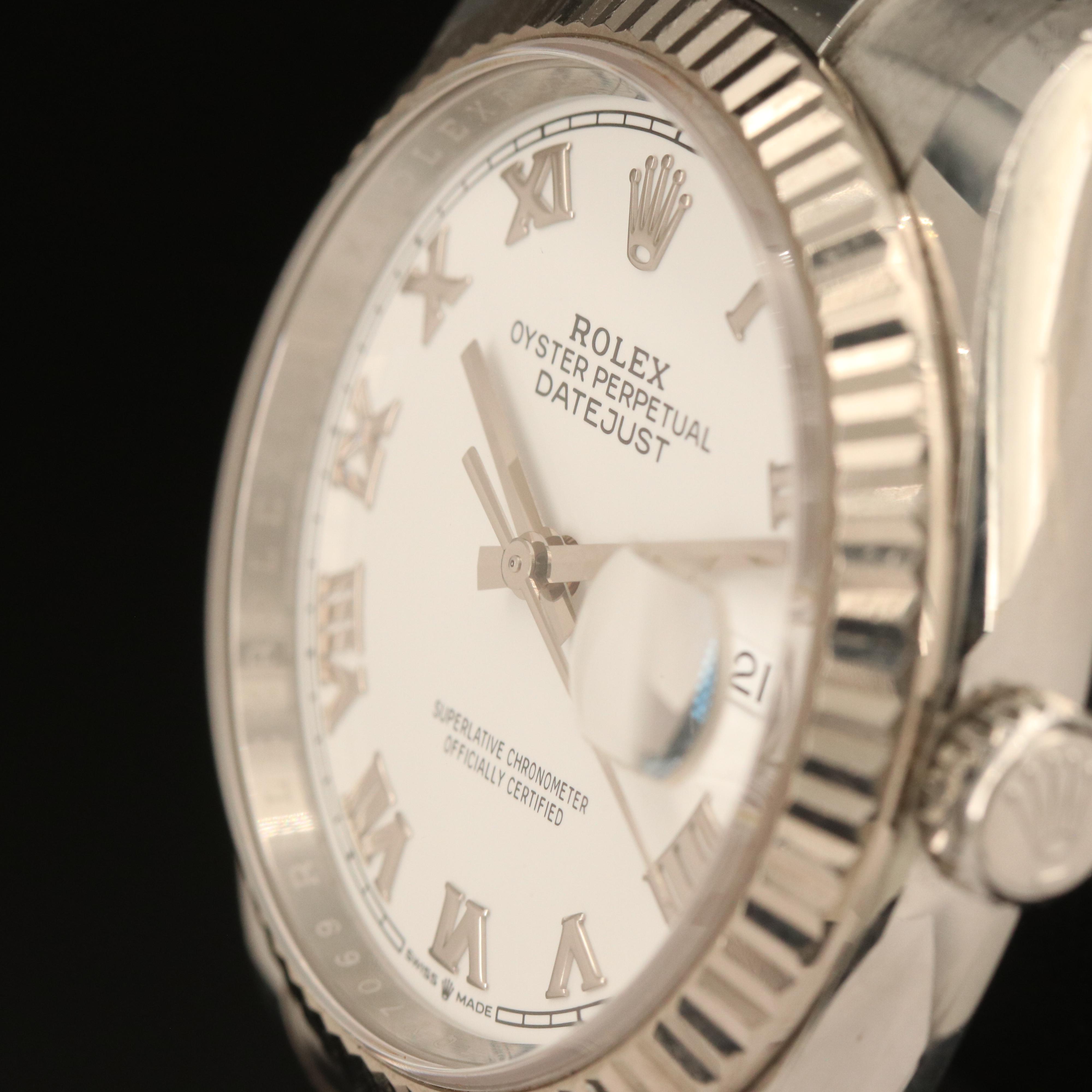 Rolex Oyster Perpetual Datejust 18K and Stainless Steel Watch