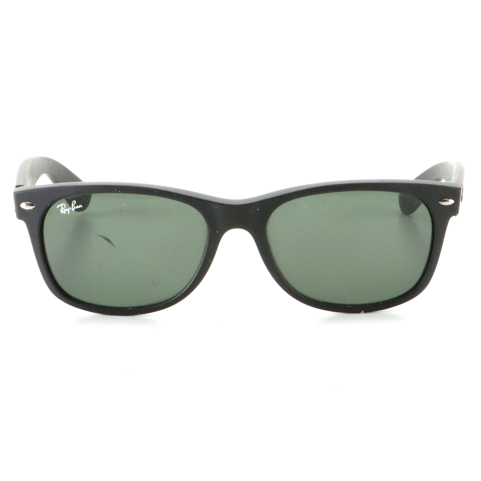 Ray-Ban RB2132 New Wayfarer Sunglasses in Matte Black with Case