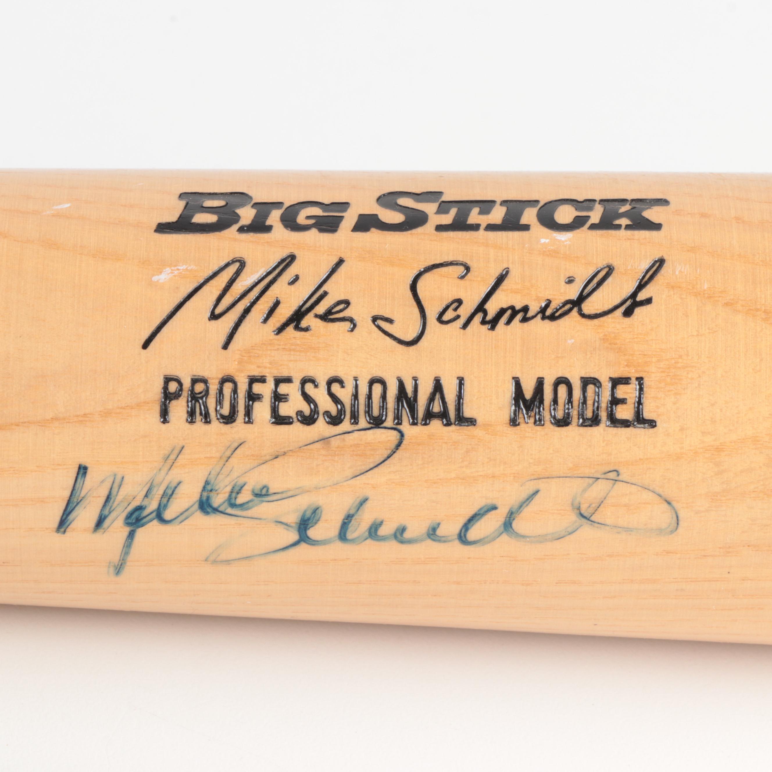 Mike Schmidt Philadelphia Phillies Signed Rawlings Pro Schmidt Baseball Bat