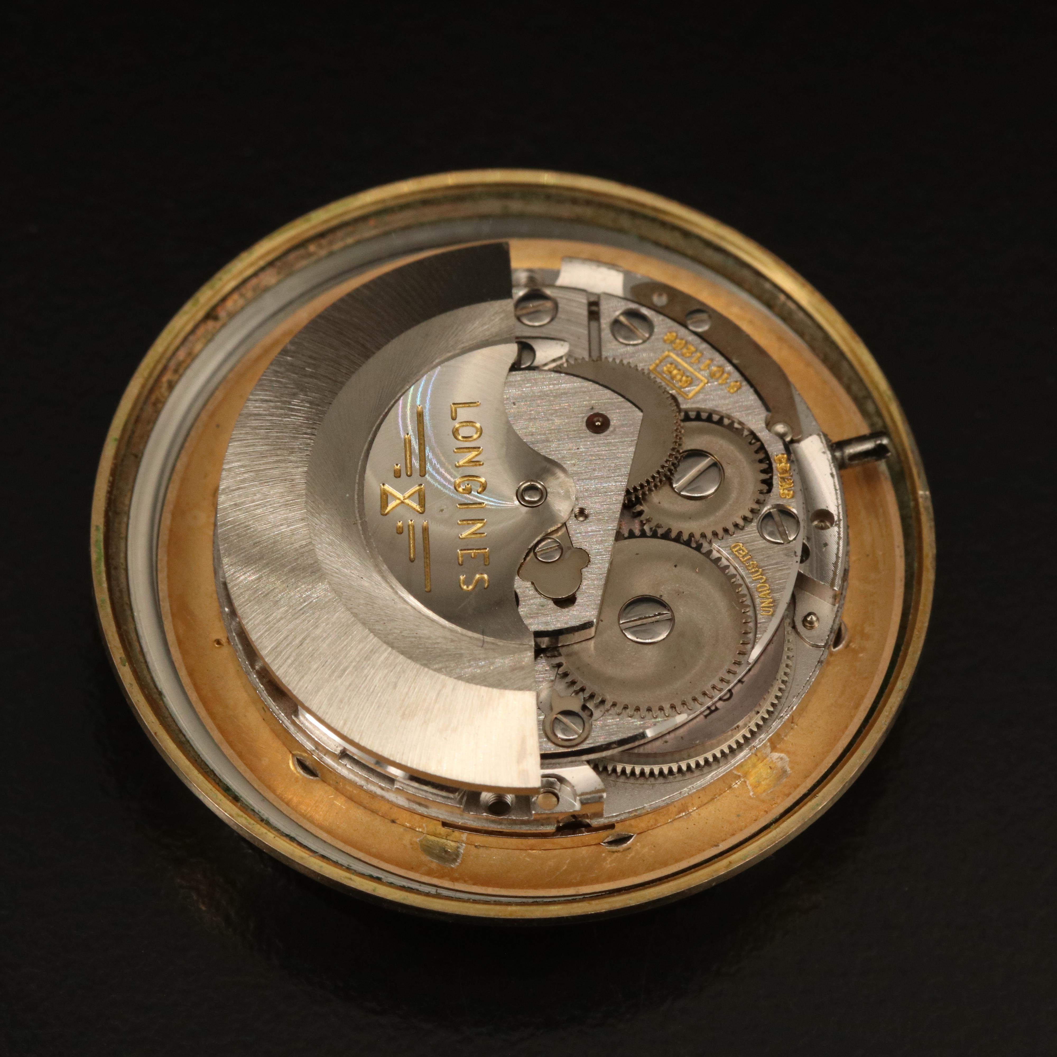 Longines 5 Star Adimiral Diamond Dial Watch