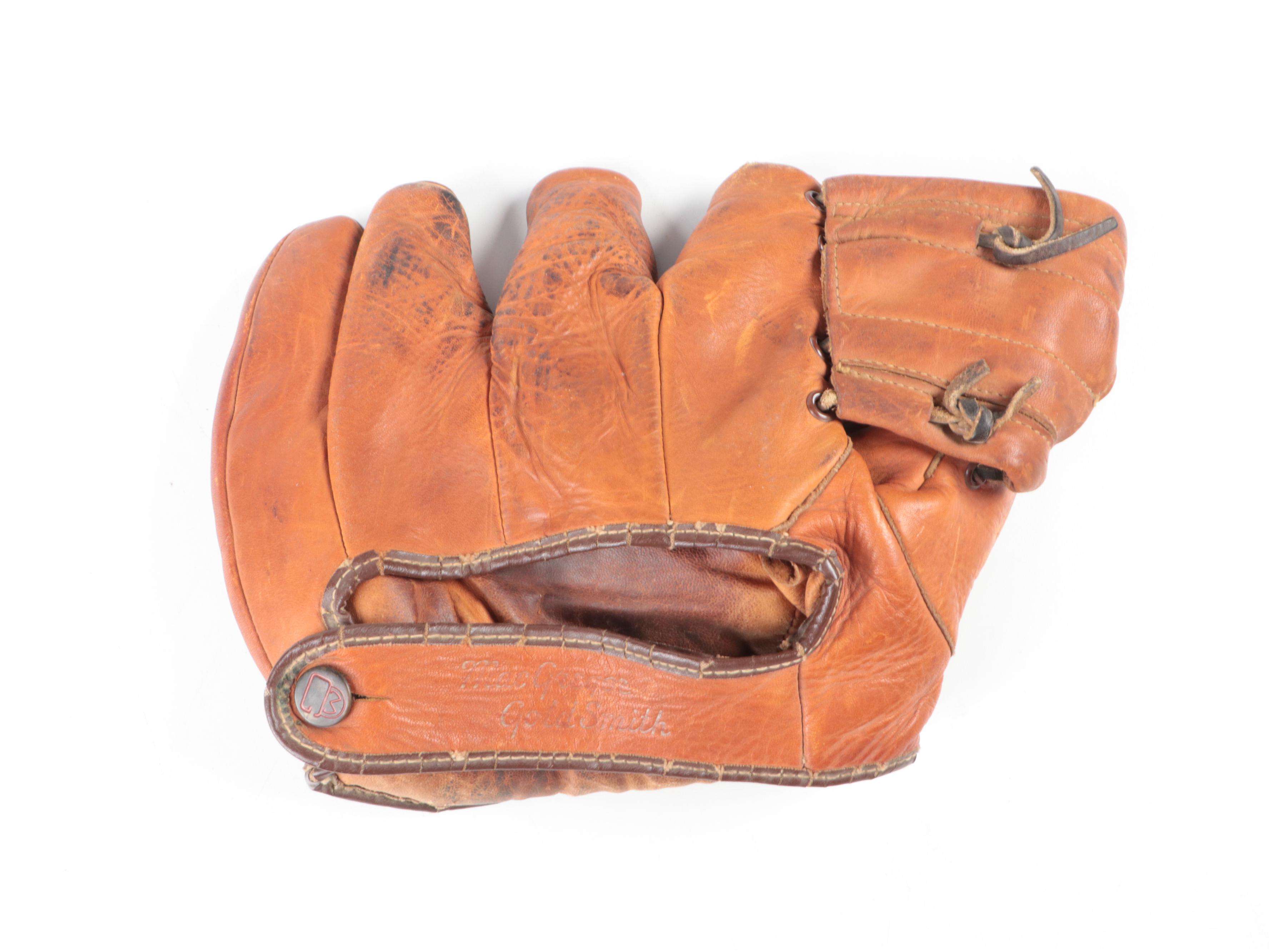 Rawlings Marion and MacGregor Goldsmith Baseball Gloves, Early/ Mid-20th C.