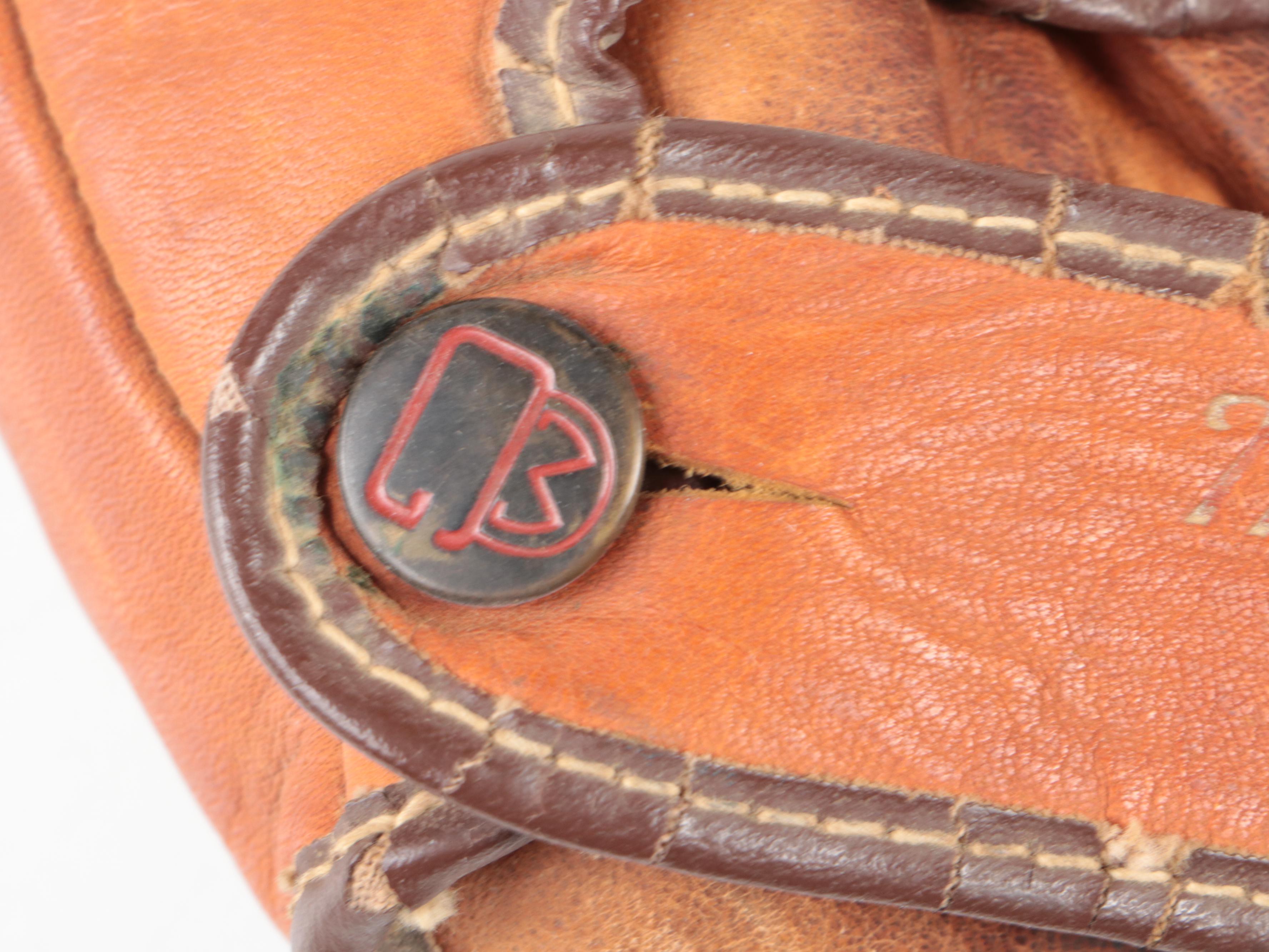Rawlings Marion and MacGregor Goldsmith Baseball Gloves, Early/ Mid-20th C.